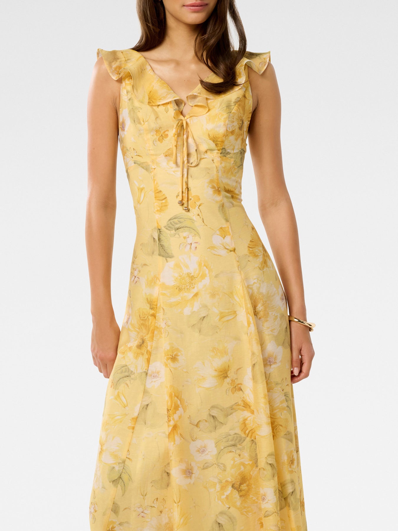 Lenny Godet Printed Midi Dress