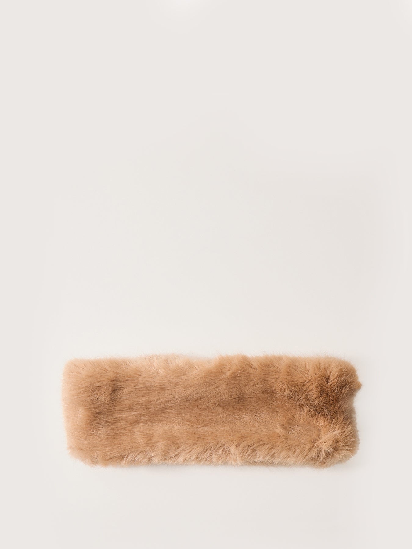 Faux Fur Headband Light Brown