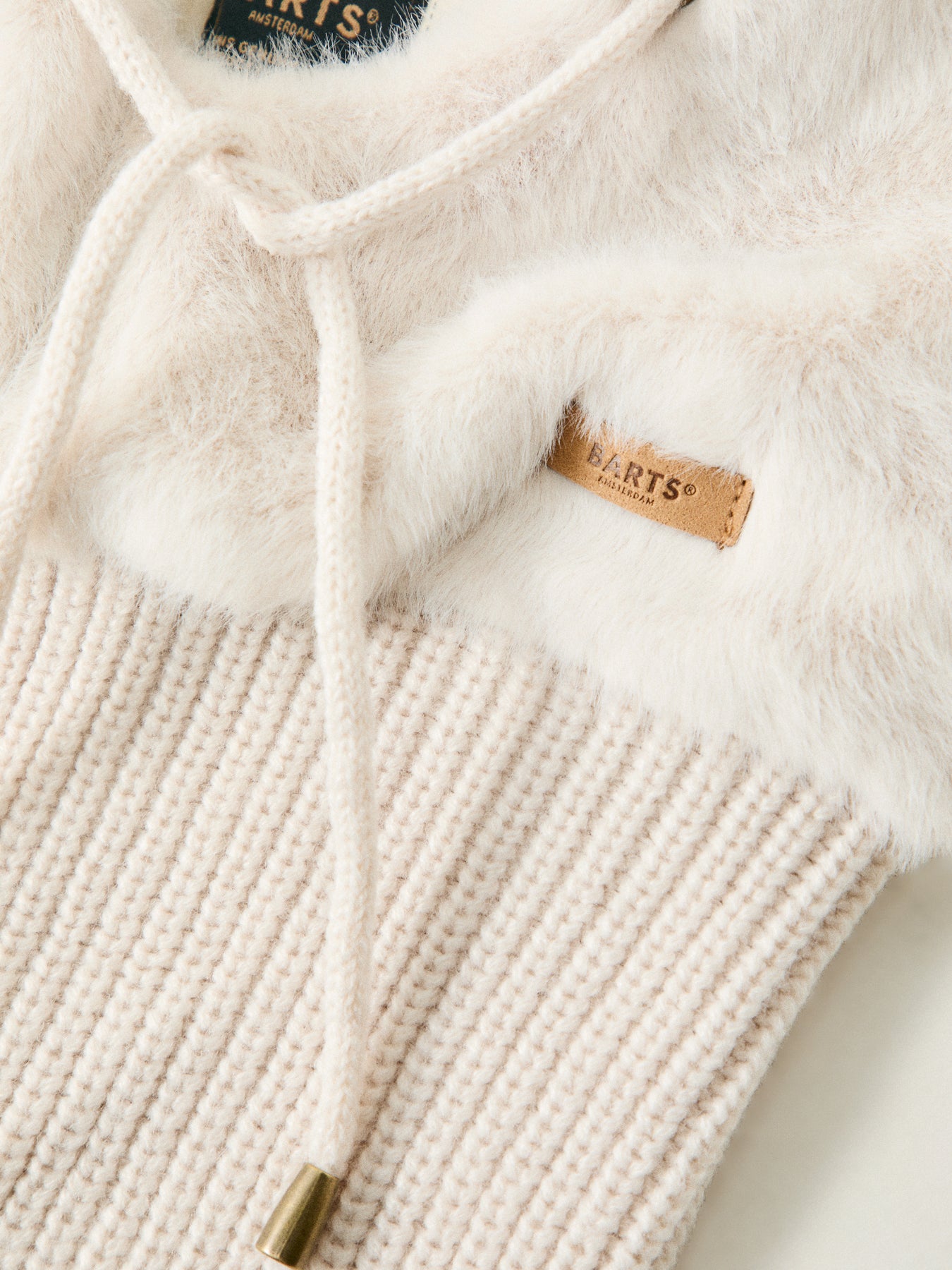 Eliess Faux Fur Hood Cream