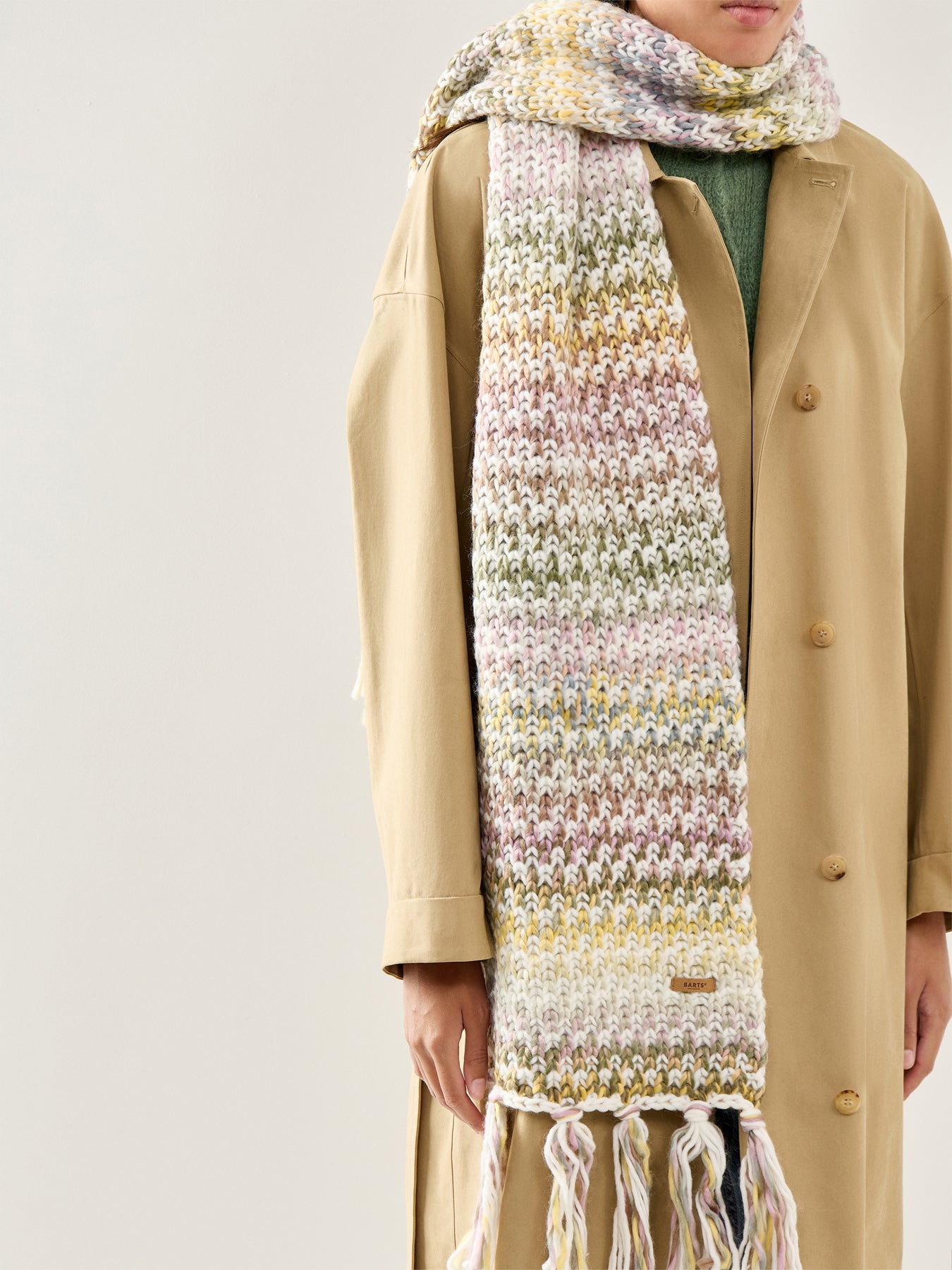 Nicole Space Dye Scarf Green