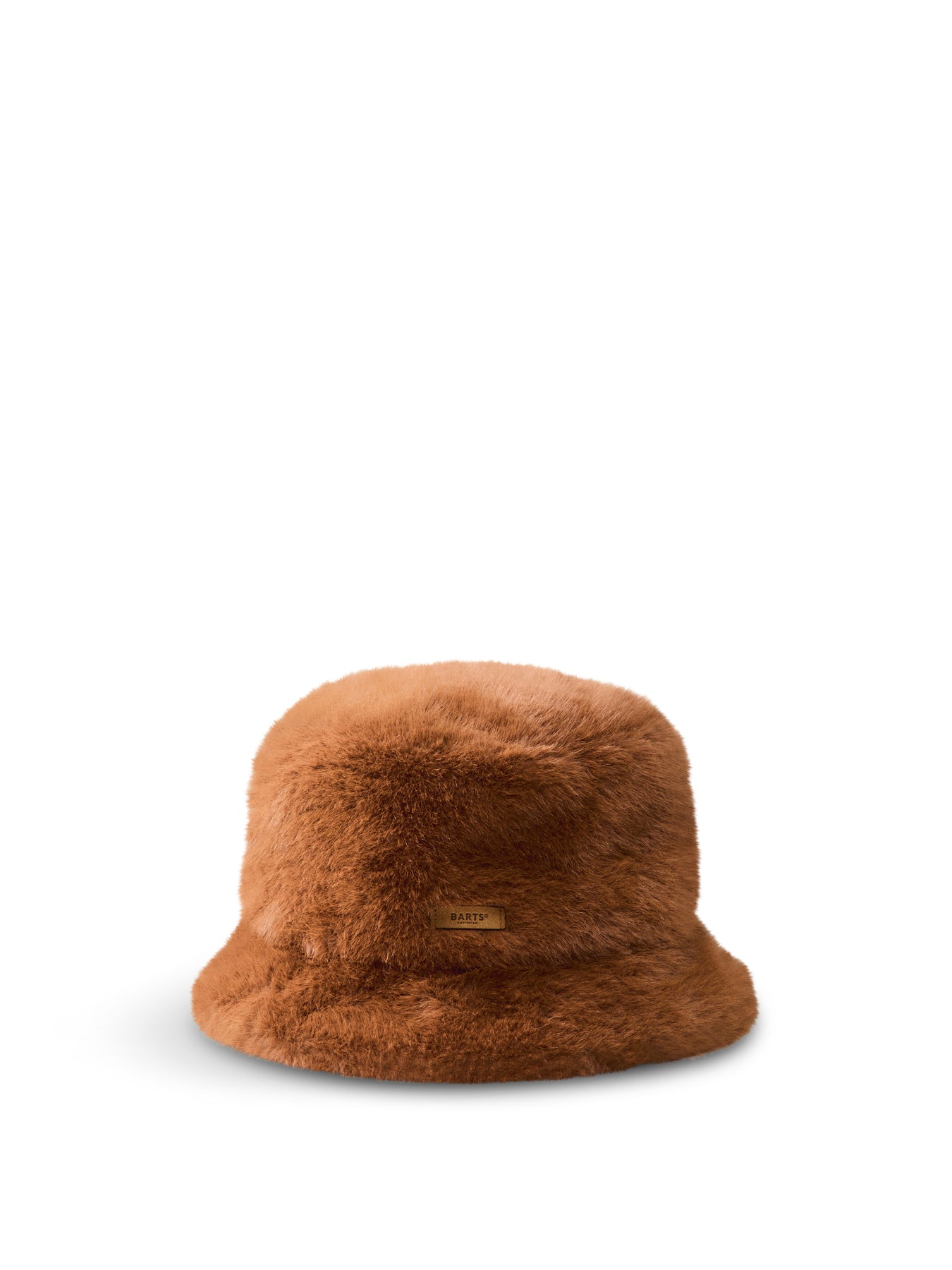 Bretia Faux Fur Bucket Hat Brown