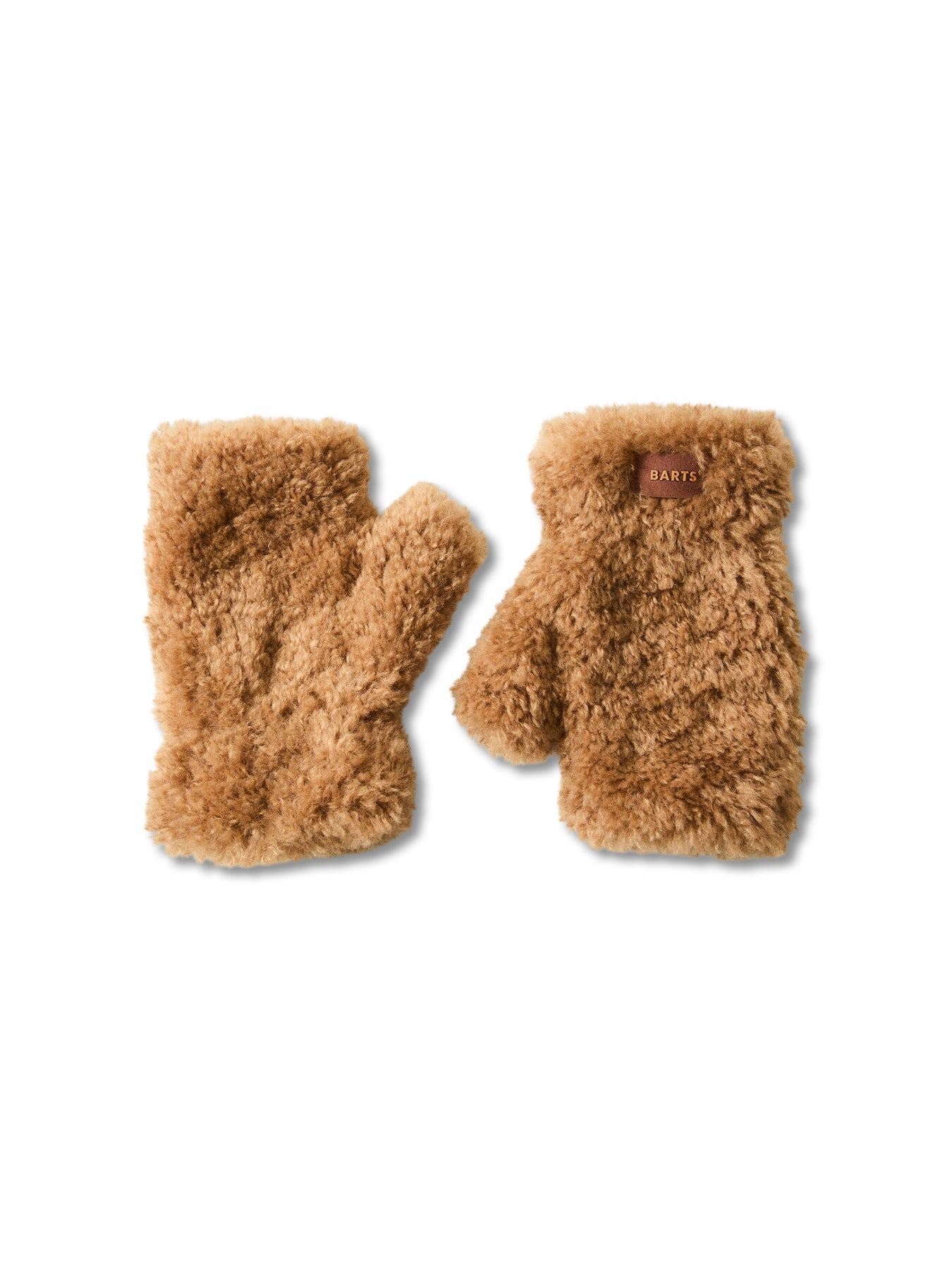 Bantota Teddy Fingerless Gloves Brown