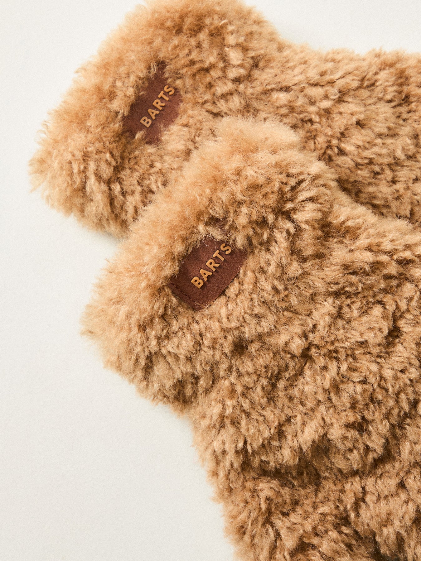 Bantota Teddy Fingerless Gloves Brown