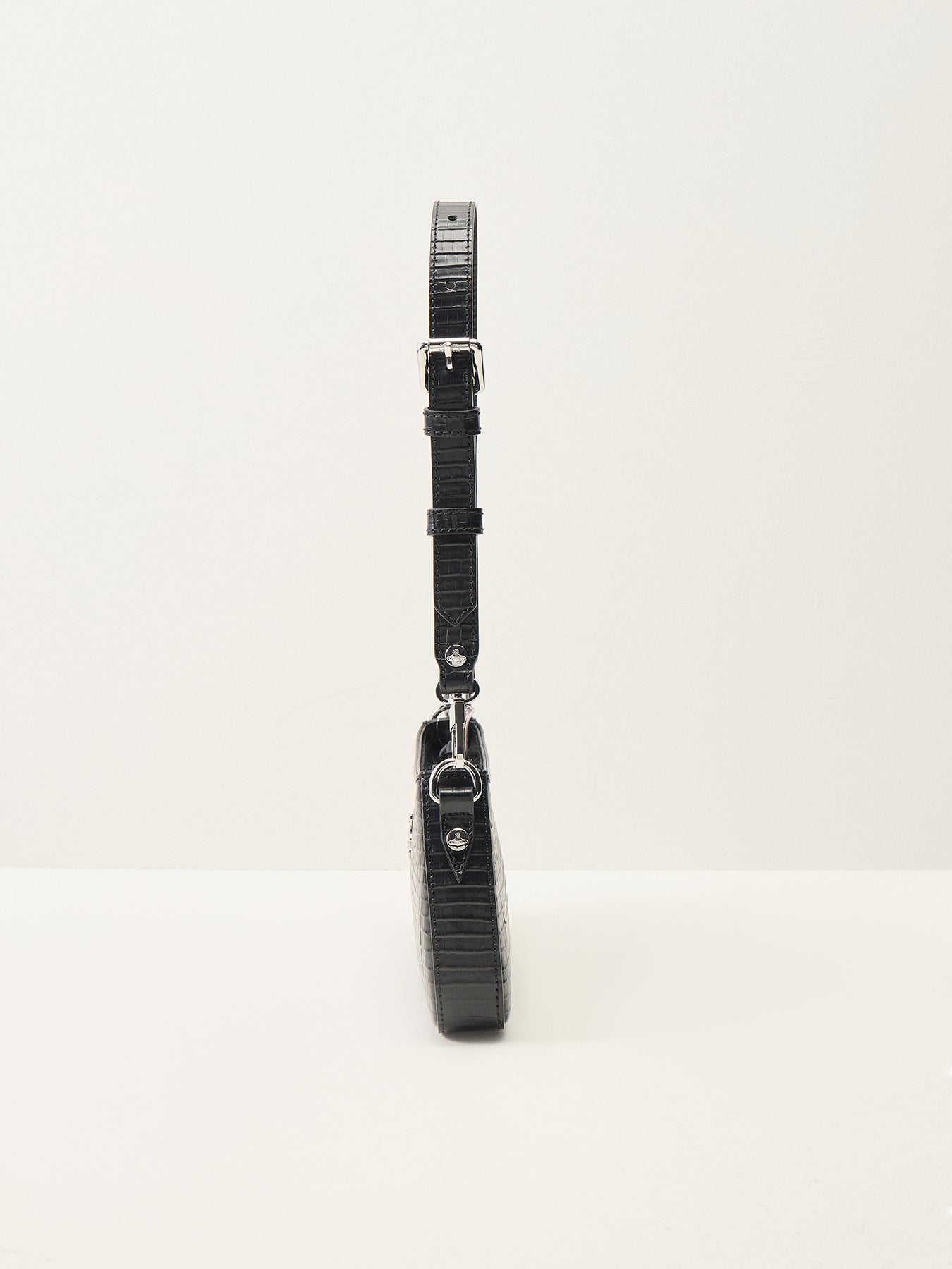 Tasha Mini Croc Embossed Shoulder Phone Bag