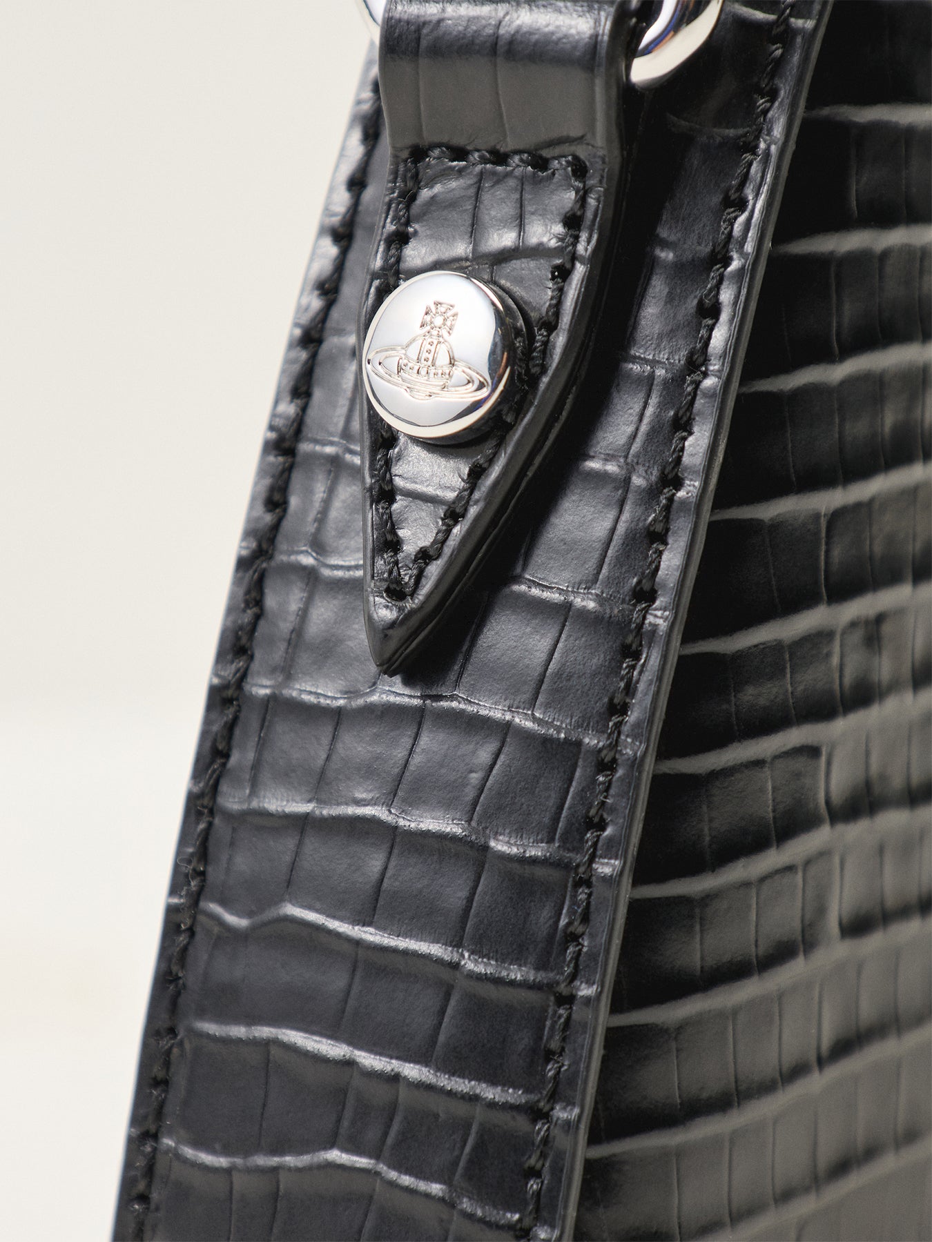 Tasha Mini Croc Embossed Shoulder Phone Bag