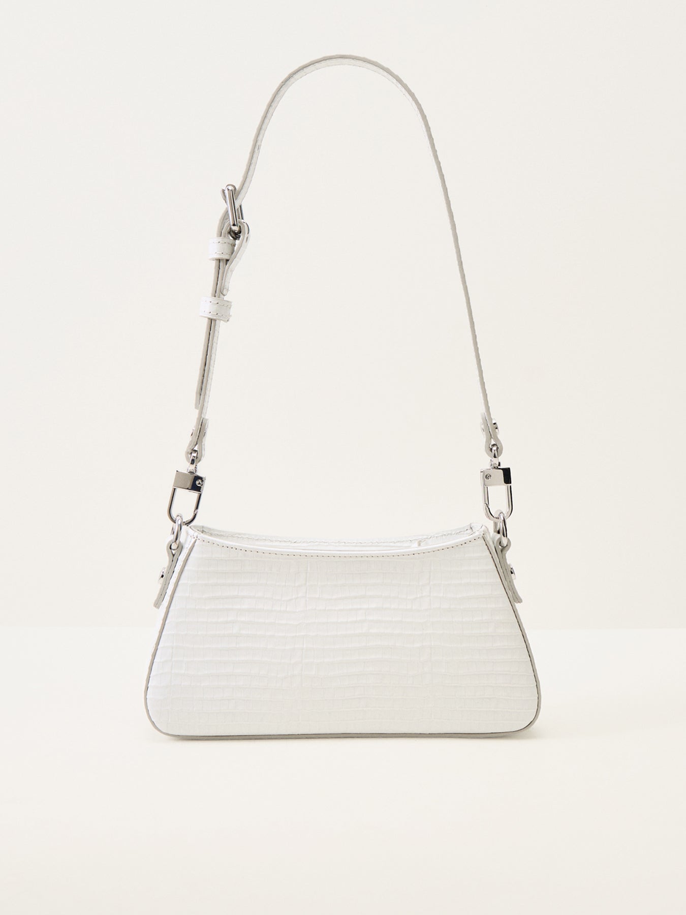 Tasha Mini Croc Embossed Shoulder Phone Bag