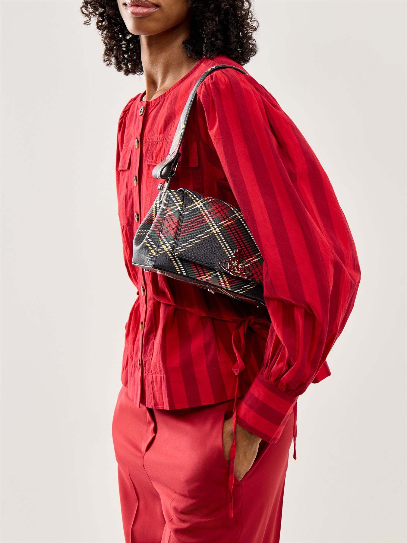 Hazel Tartan Medium Handbag Chelsea Tartan