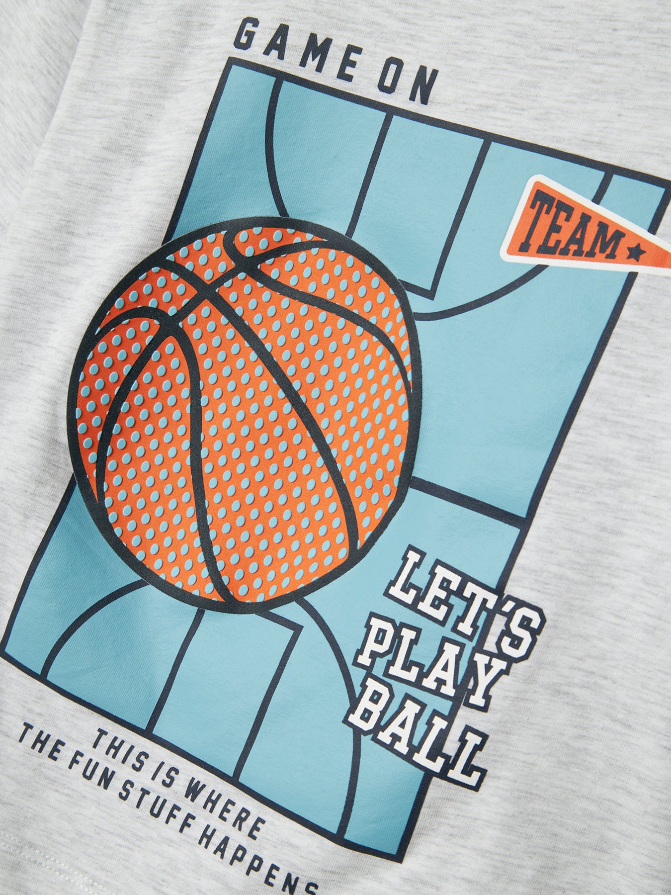 Keith T-Shirt Light Grey