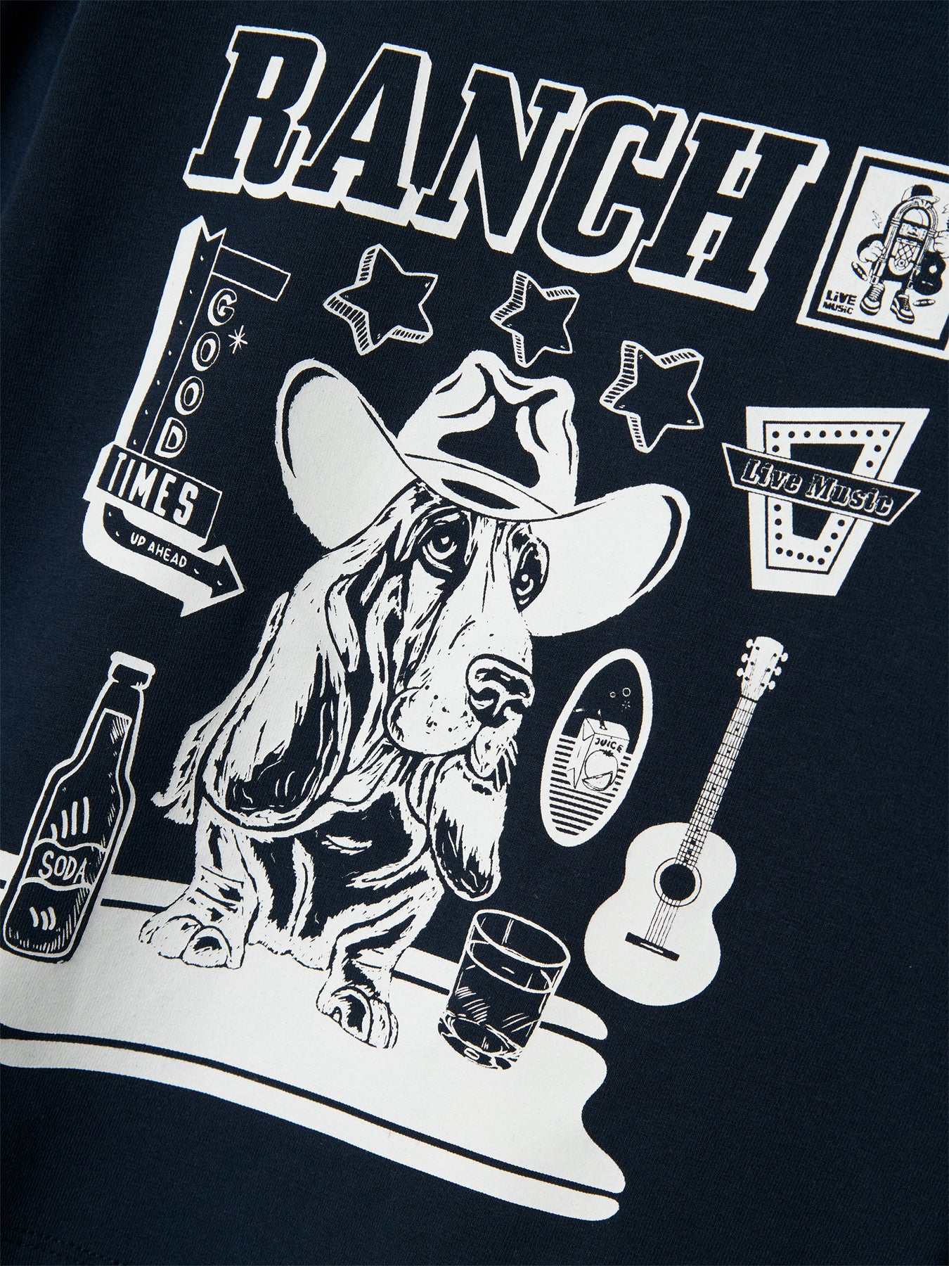 Kyle Long Sleeve T-Shirt Navy Blazer