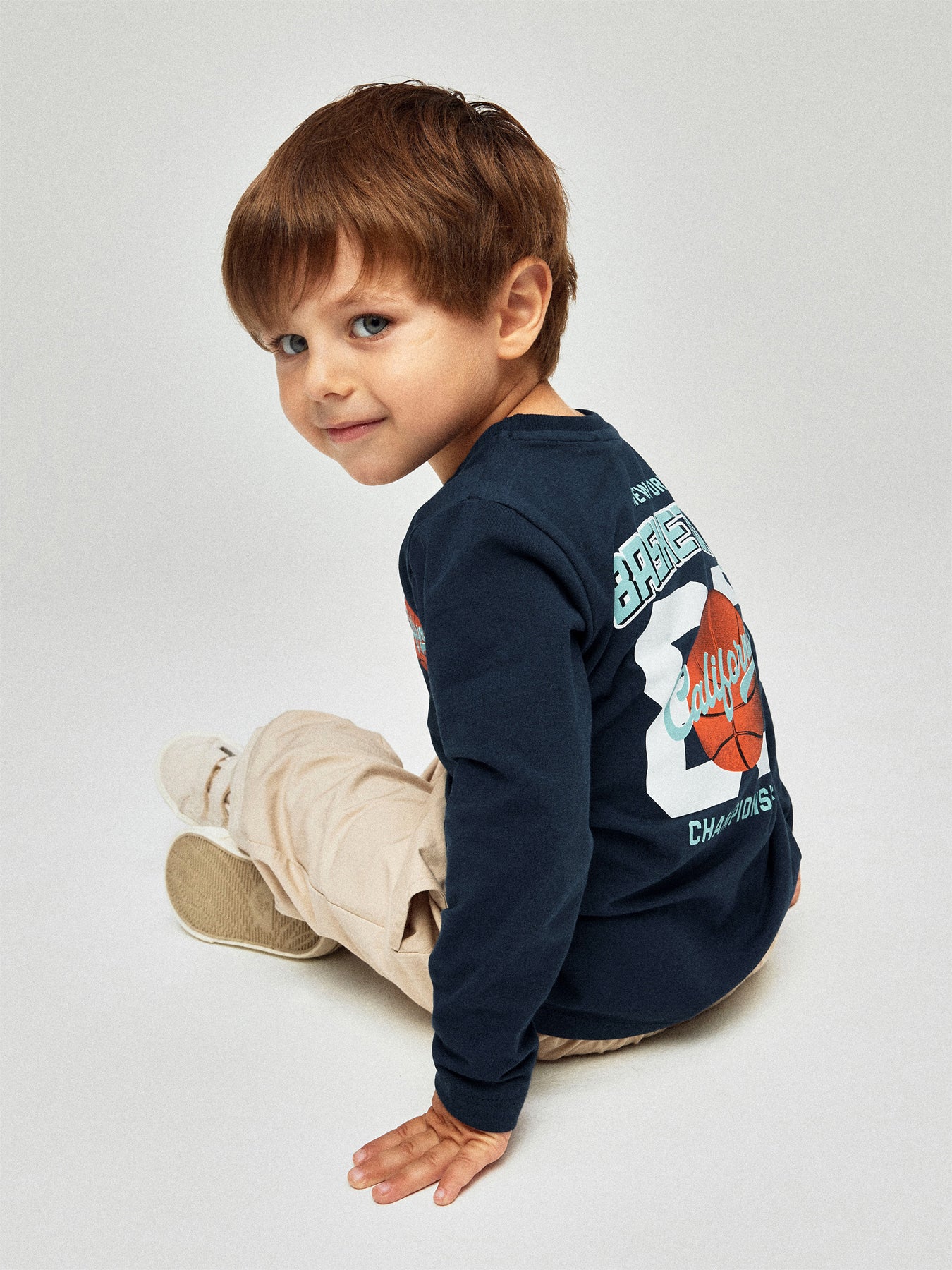 Knoxo Long Sleeve T-Shirt Navy Blazer