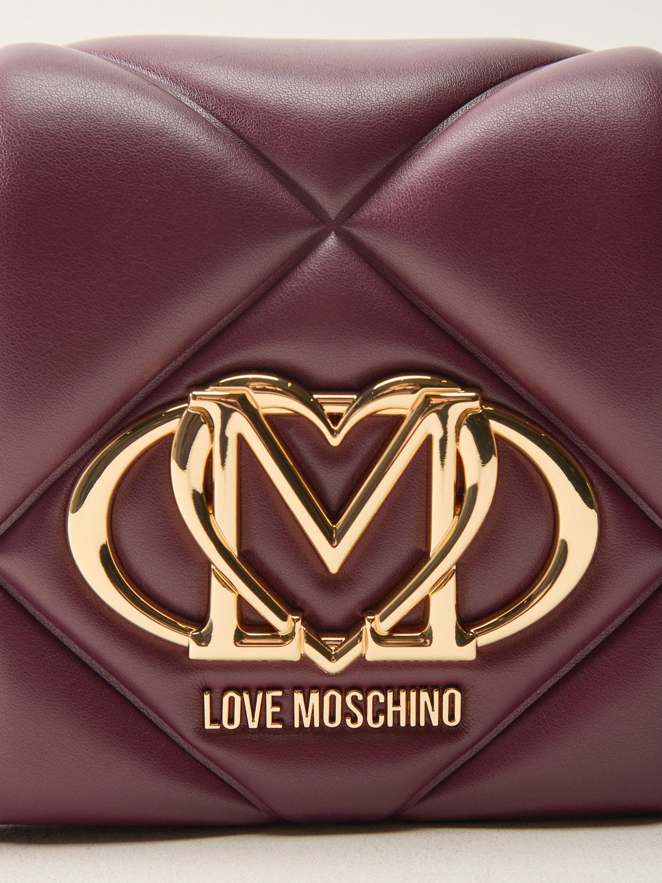 Quilted Chain Crossbody Bag Red