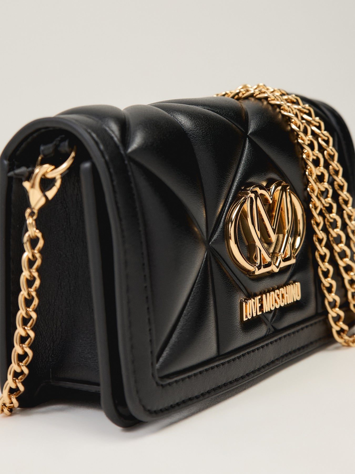 Embossed Quilt Mini Crossbody Wallet