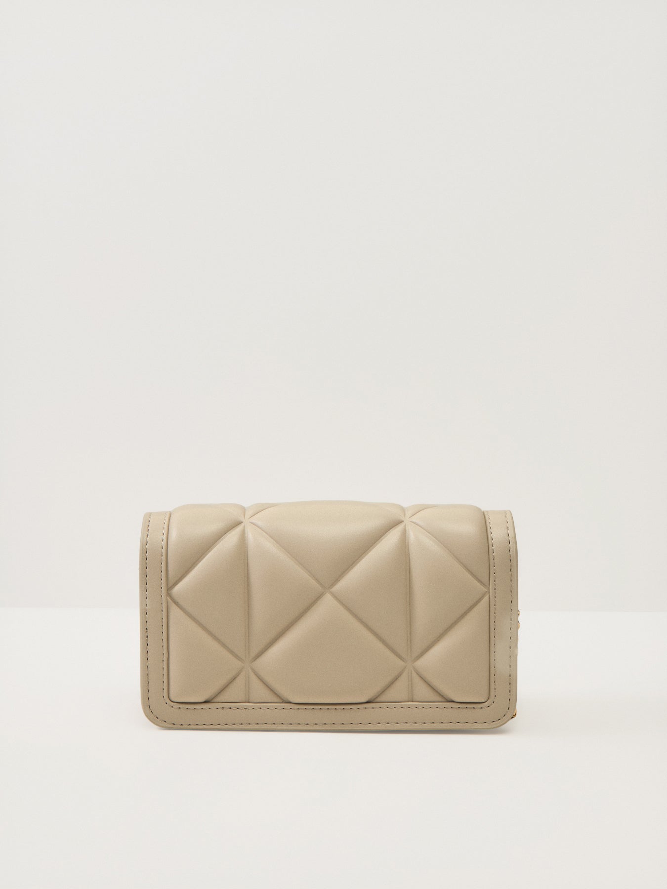 Embossed Quilt Mini Crossbody Wallet