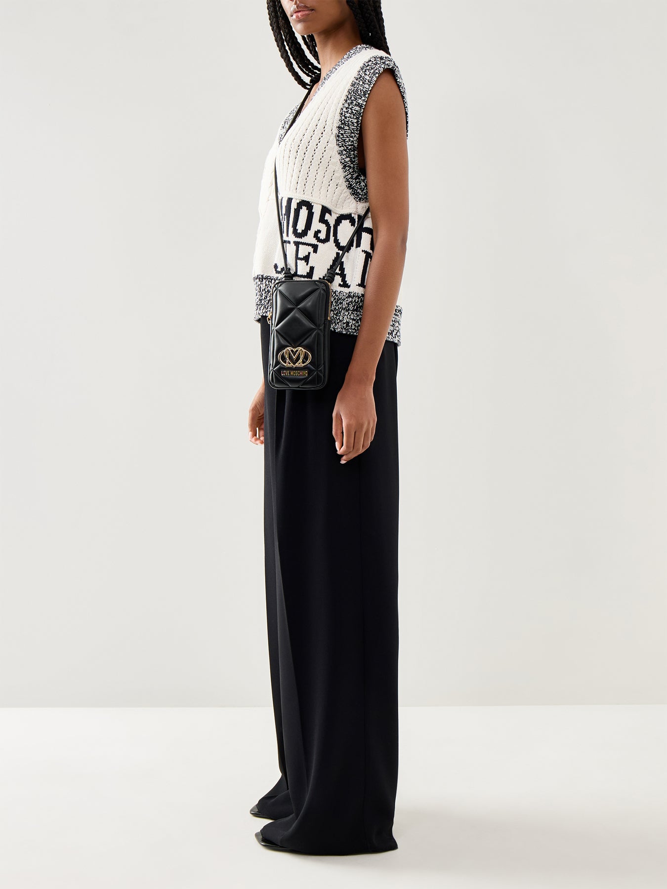 Embossed Quilt Phone Crossbody