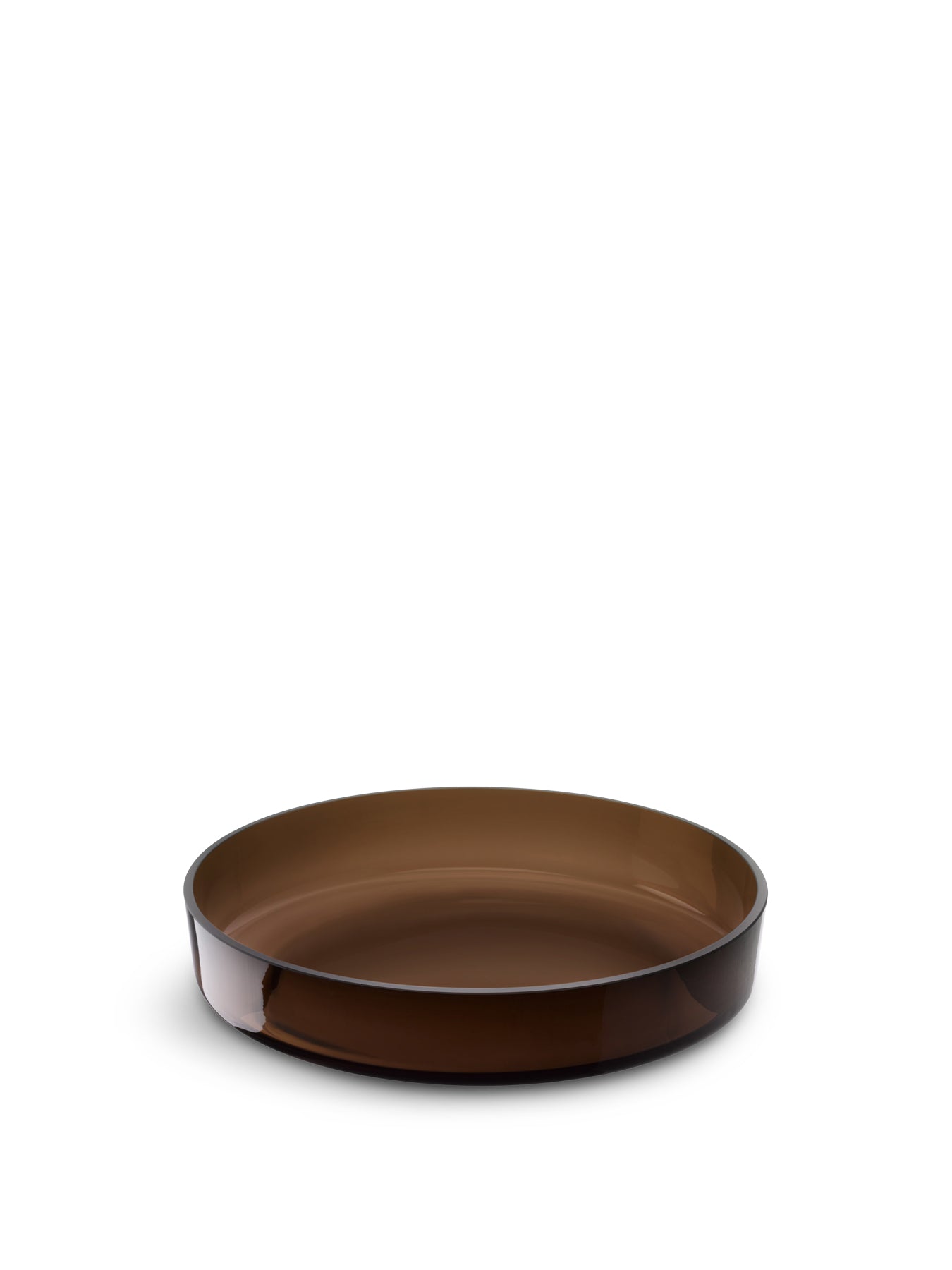 Brown Collective Glass Serving Bowl 35cm