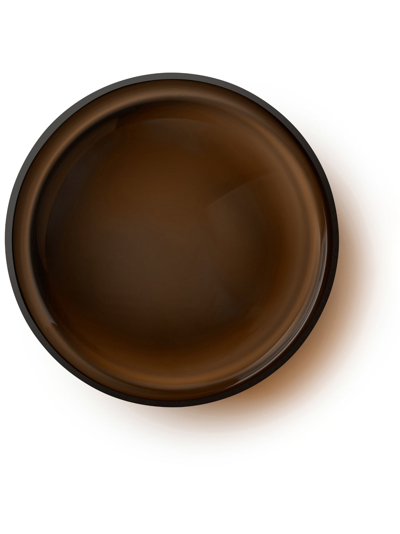 Brown Collective Glass Serving Bowl 35cm