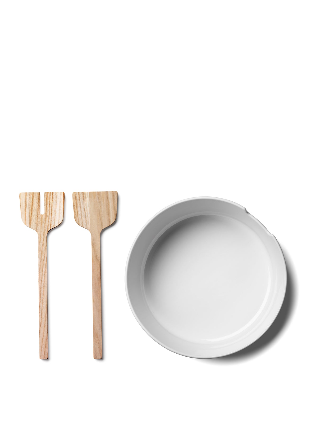 Collective Salad Bowl Servers White