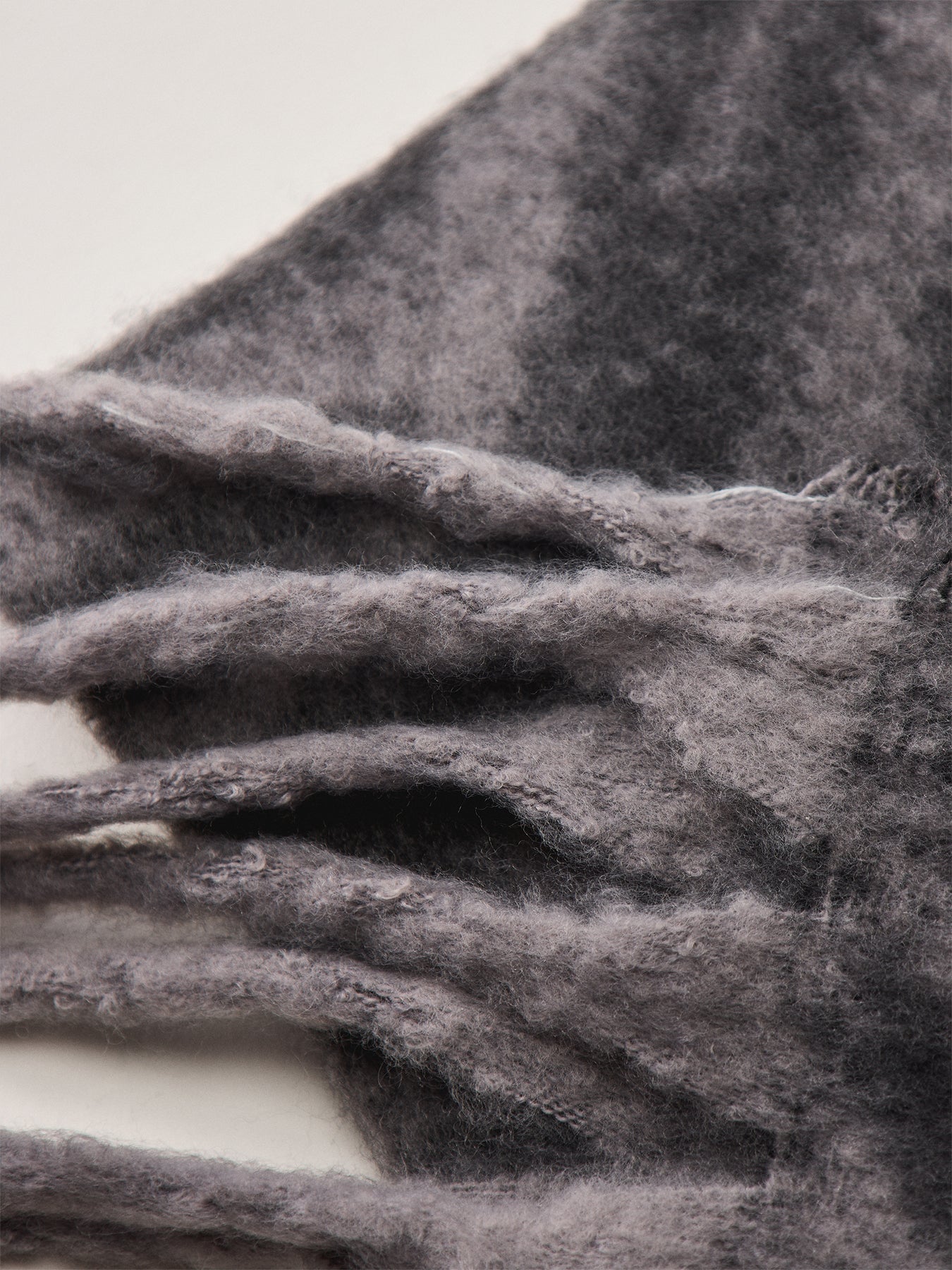 Jordan Zebra Stripe Scarf Grey