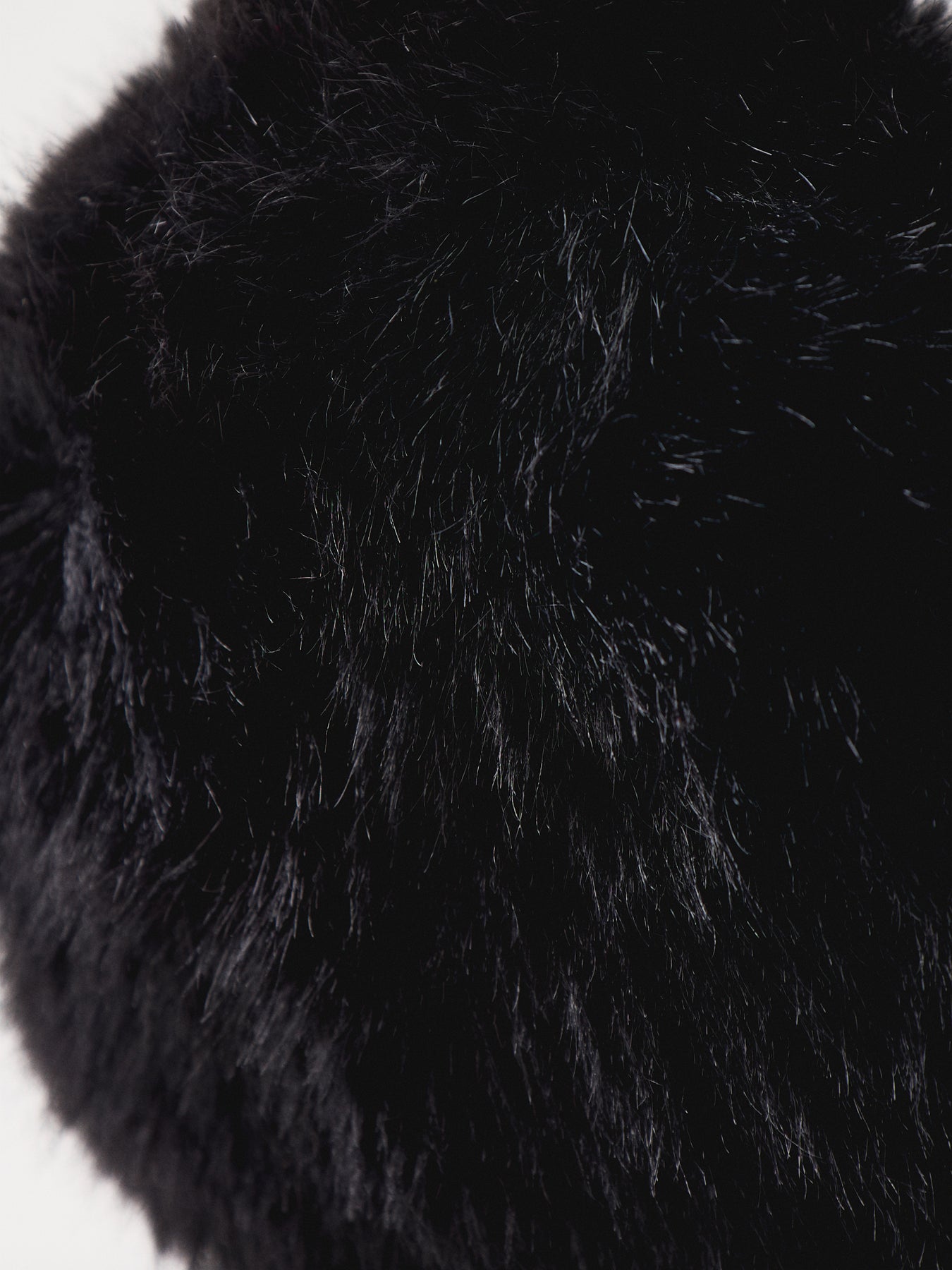 Jutlandia Black Faux Fur Earmuffs