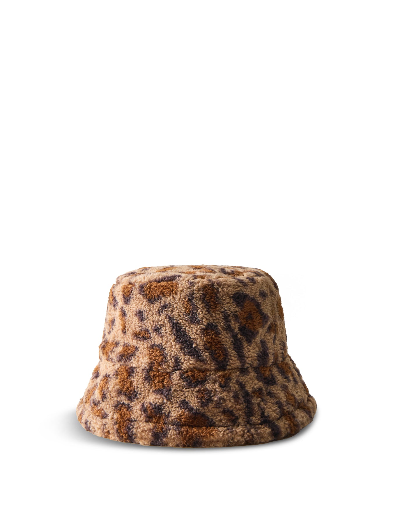 Netty Leopard Bucket Hat Brown