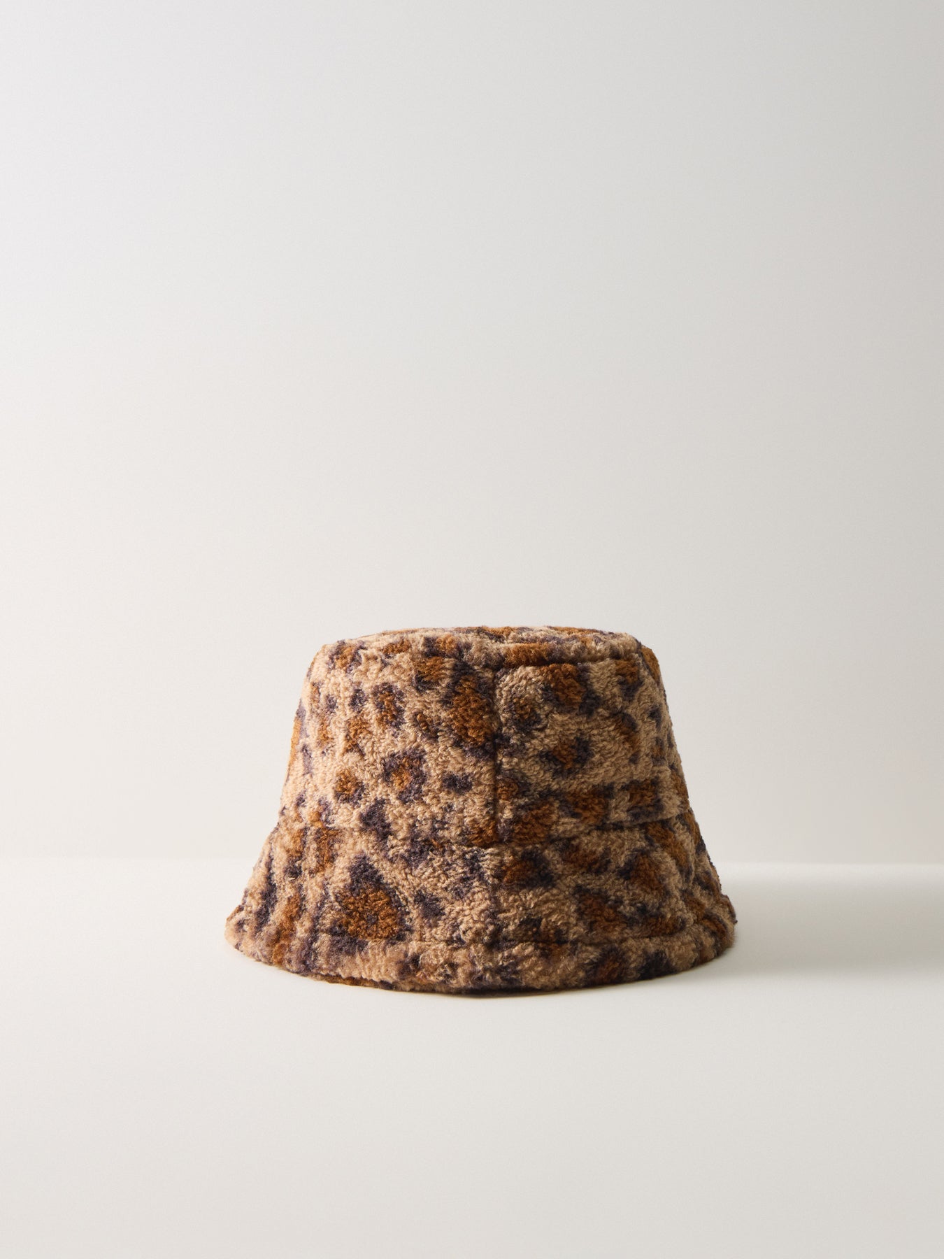 Netty Leopard Bucket Hat Brown