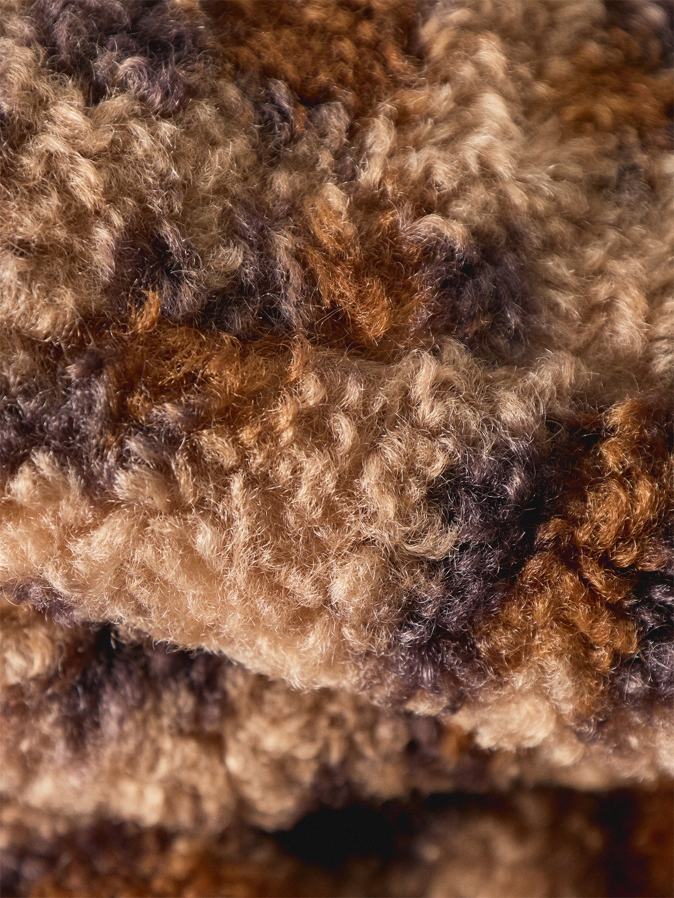 Netty Leopard Mittens Brown