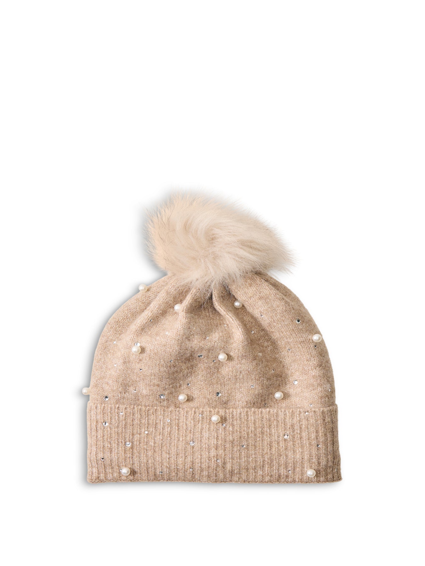 Jaroline Pearl Bobble Hat Trench
