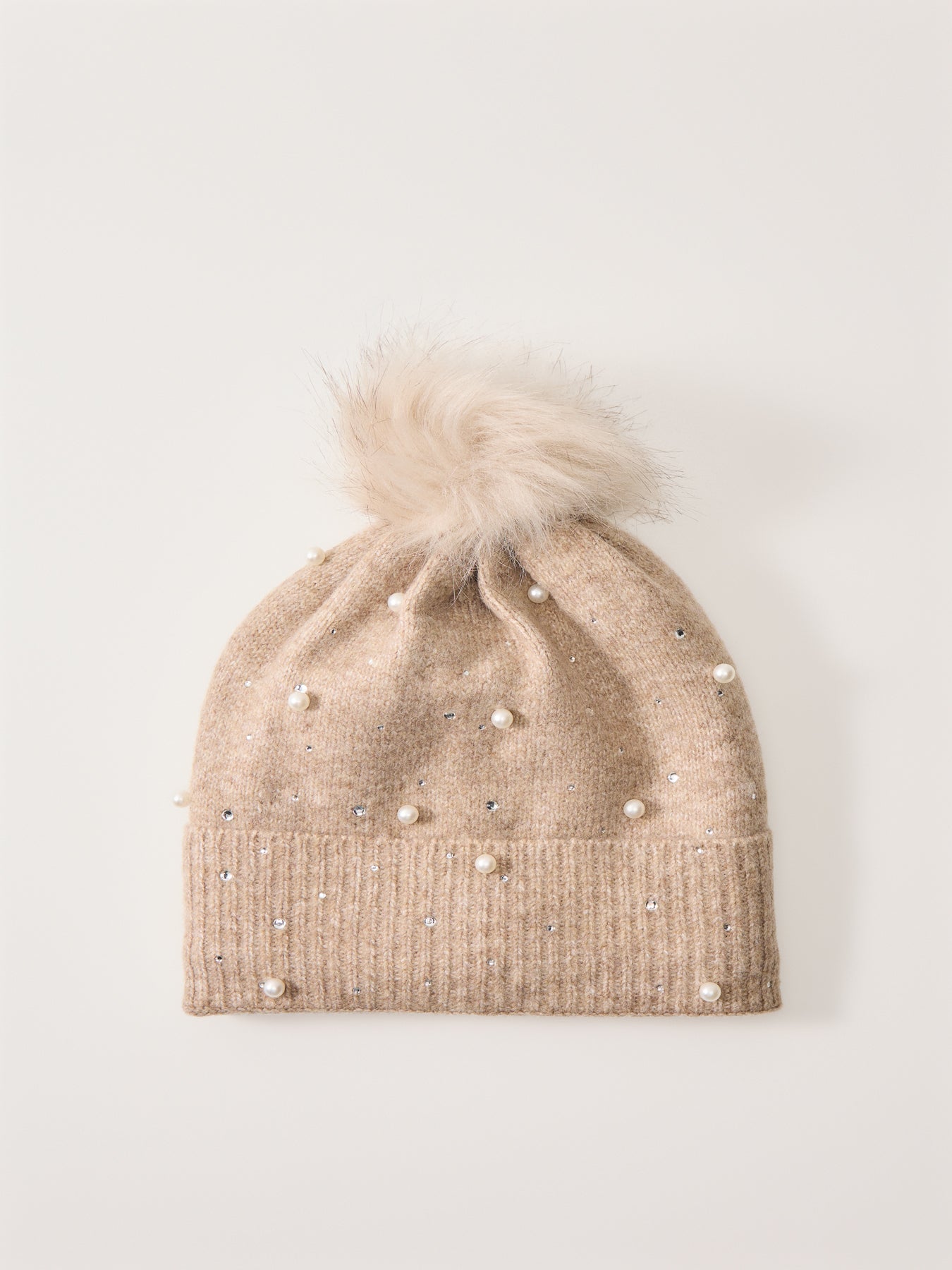 Jaroline Pearl Bobble Hat Trench