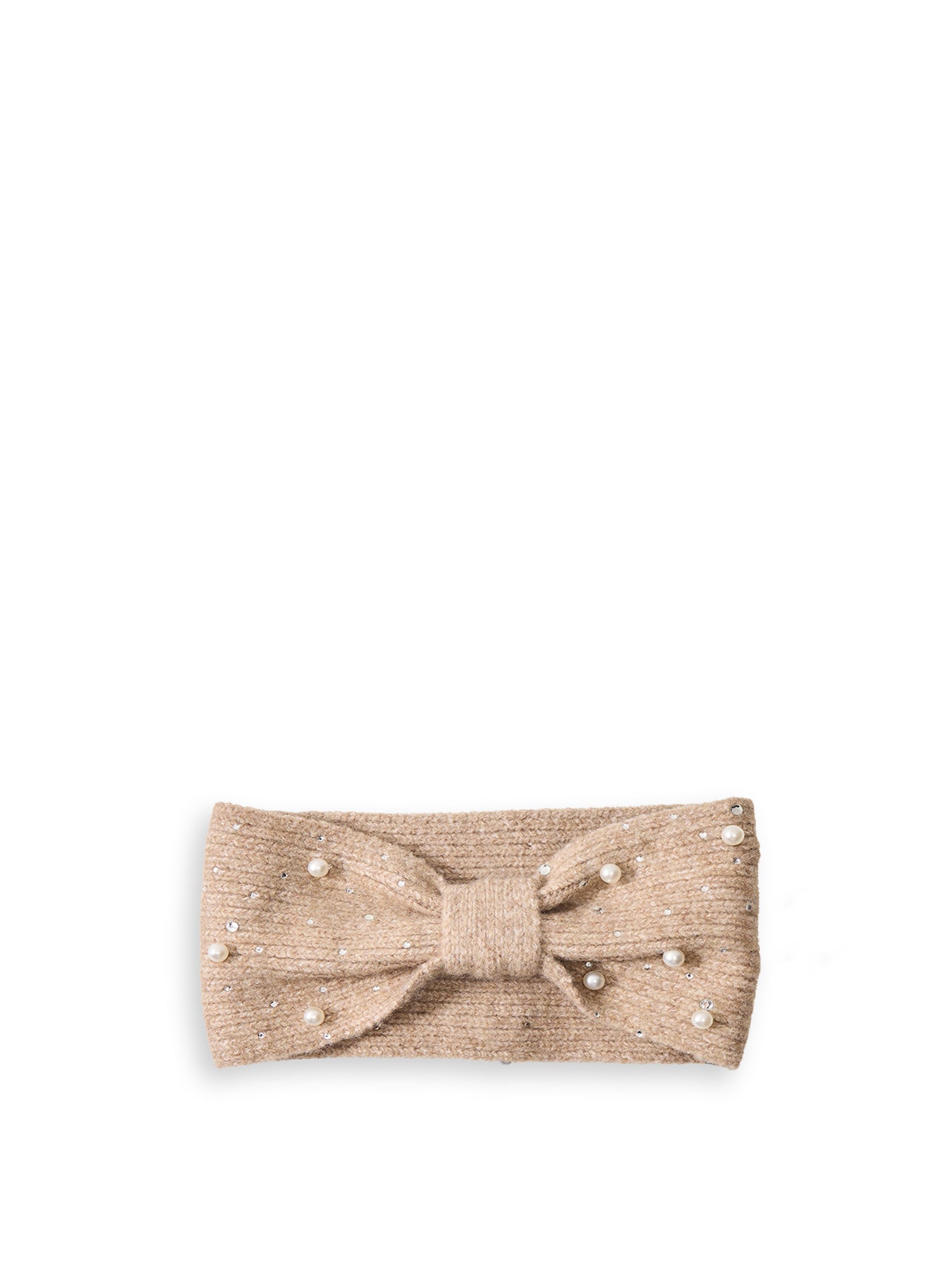 Jaroline Pearl Headband Beige