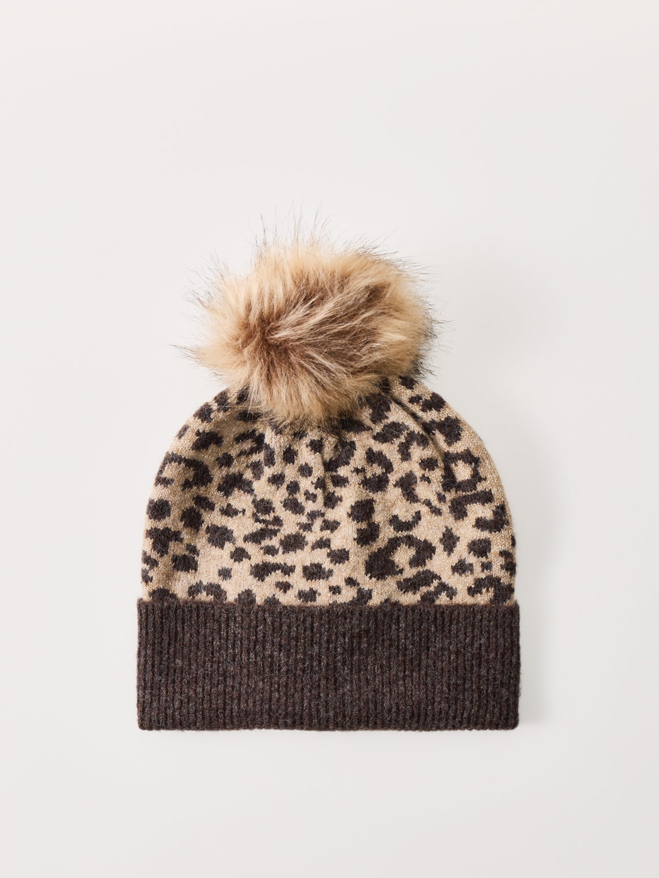 Jumbo Leopard Bobble Hat