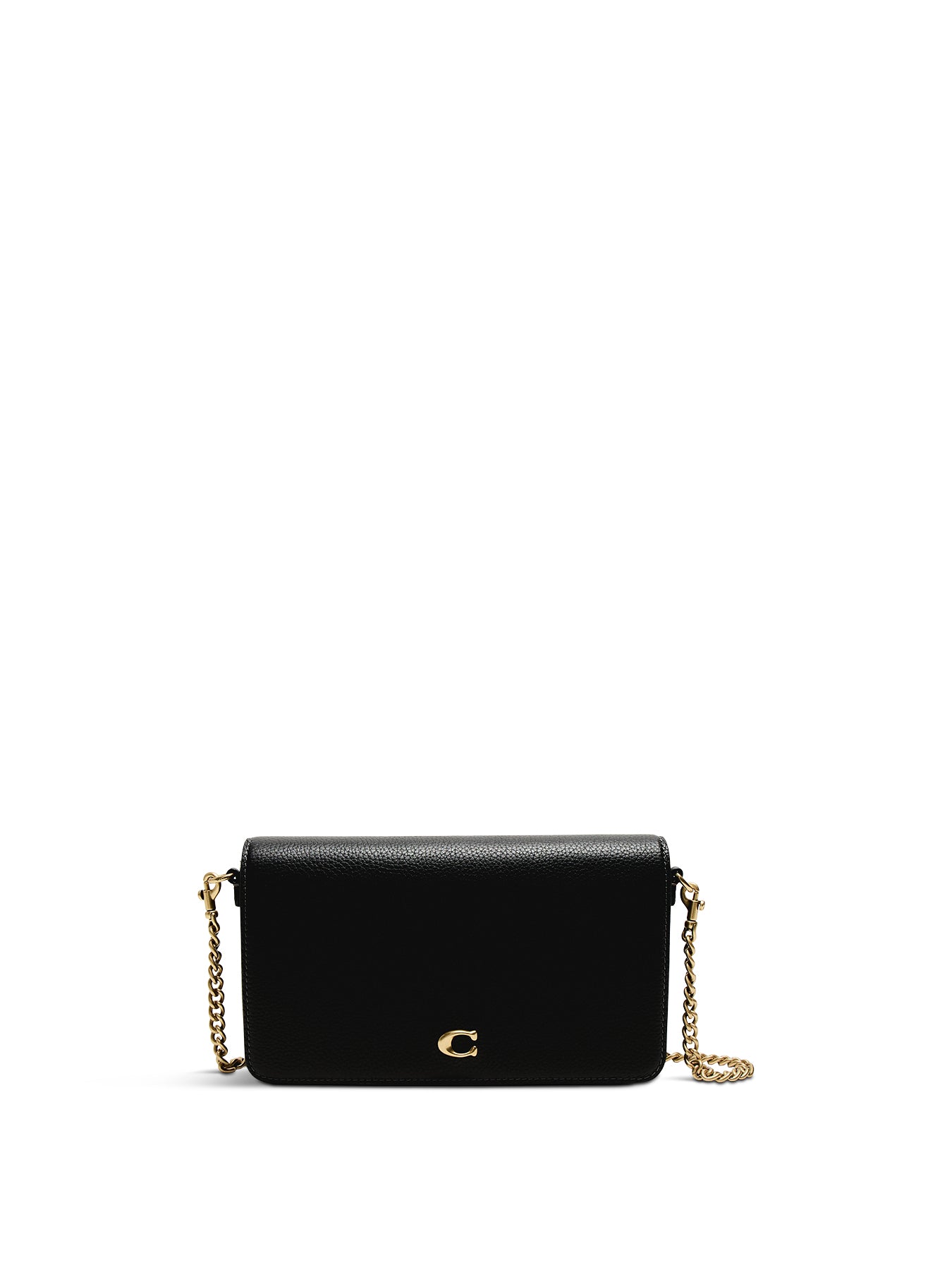 Essential Leather Crossbody Bag Black