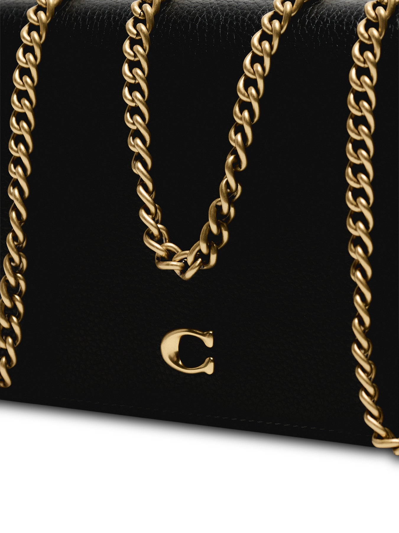 Essential Leather Crossbody Bag Black