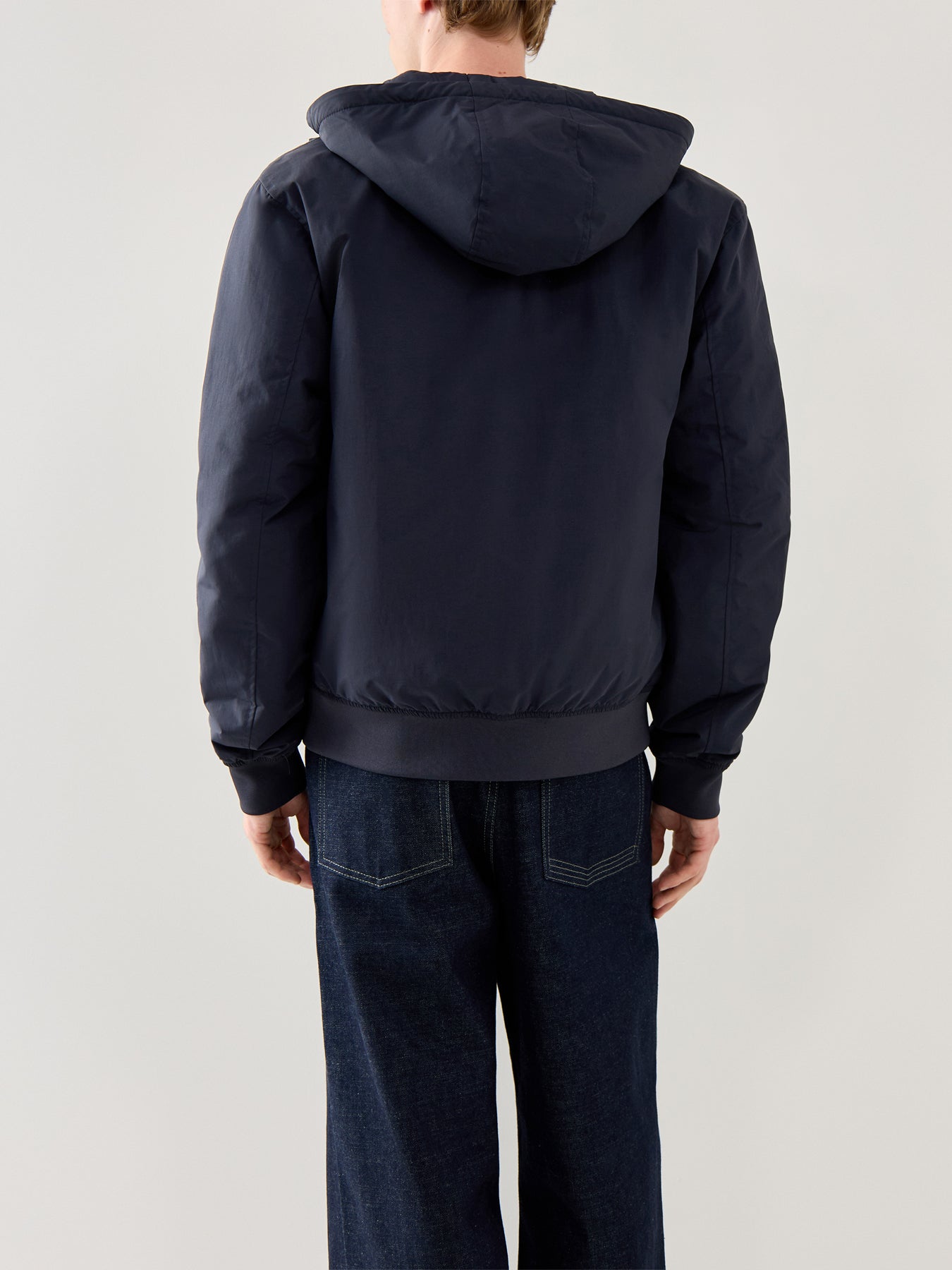 Hooded Brentham Jacket Navy