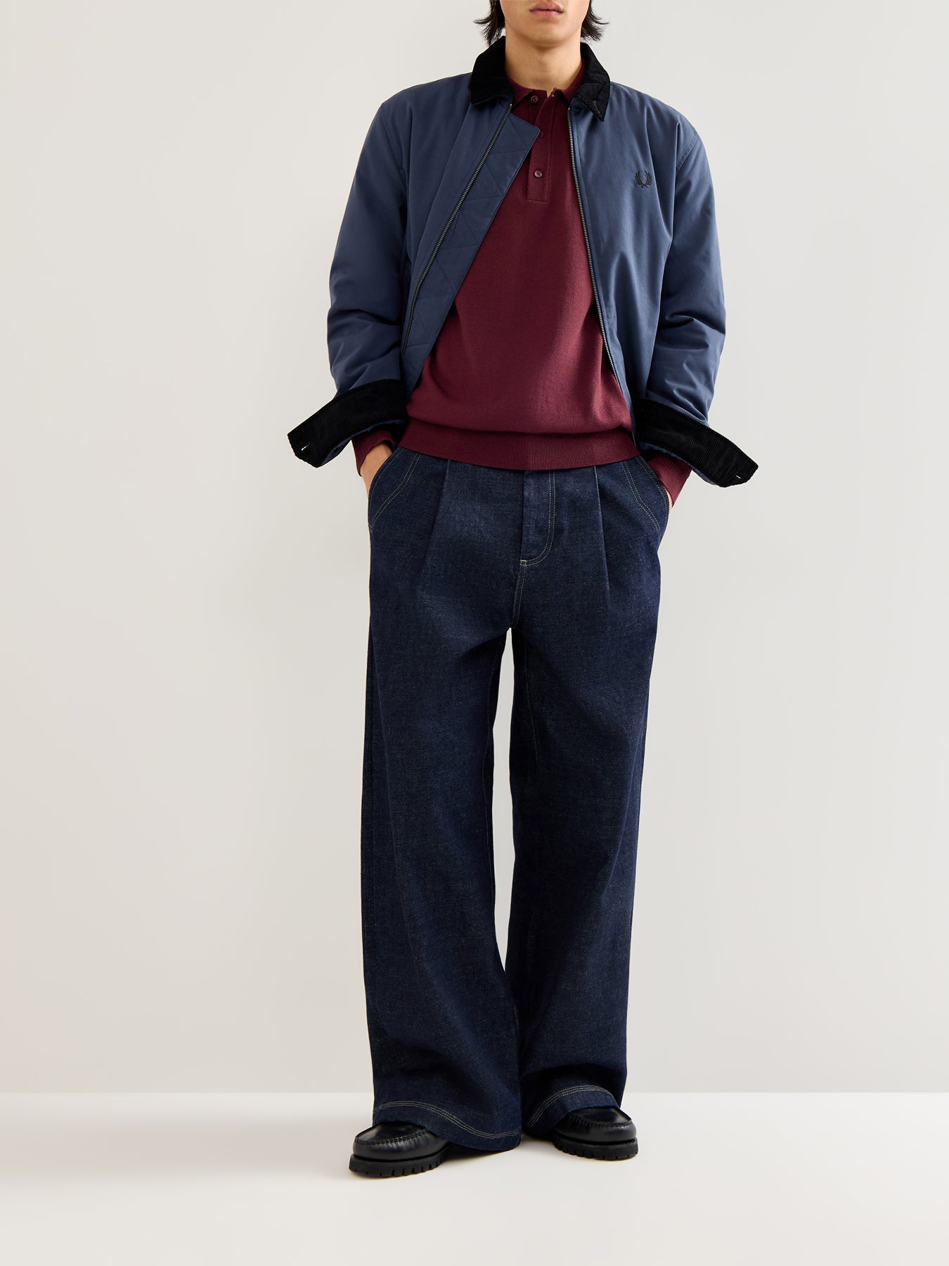 Classic Knitted Long Sleeves Polo