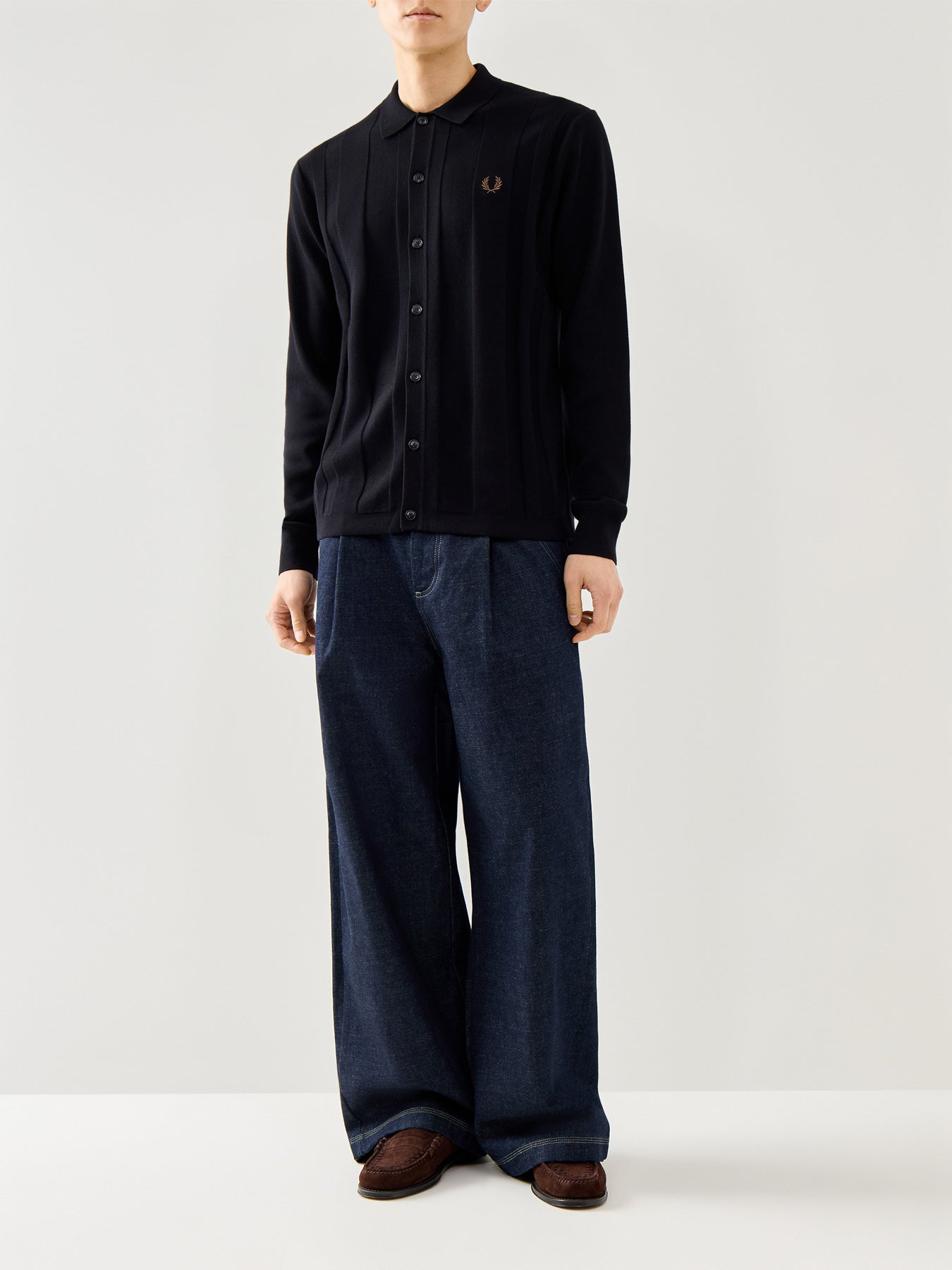 Button Through Knitted Shirt