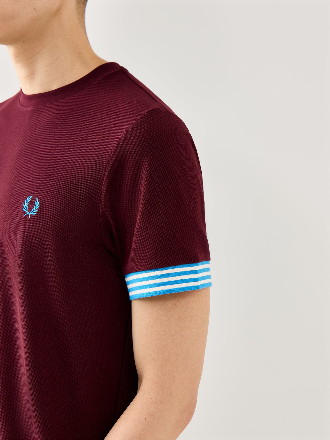 Striped Cuff T-Shirt