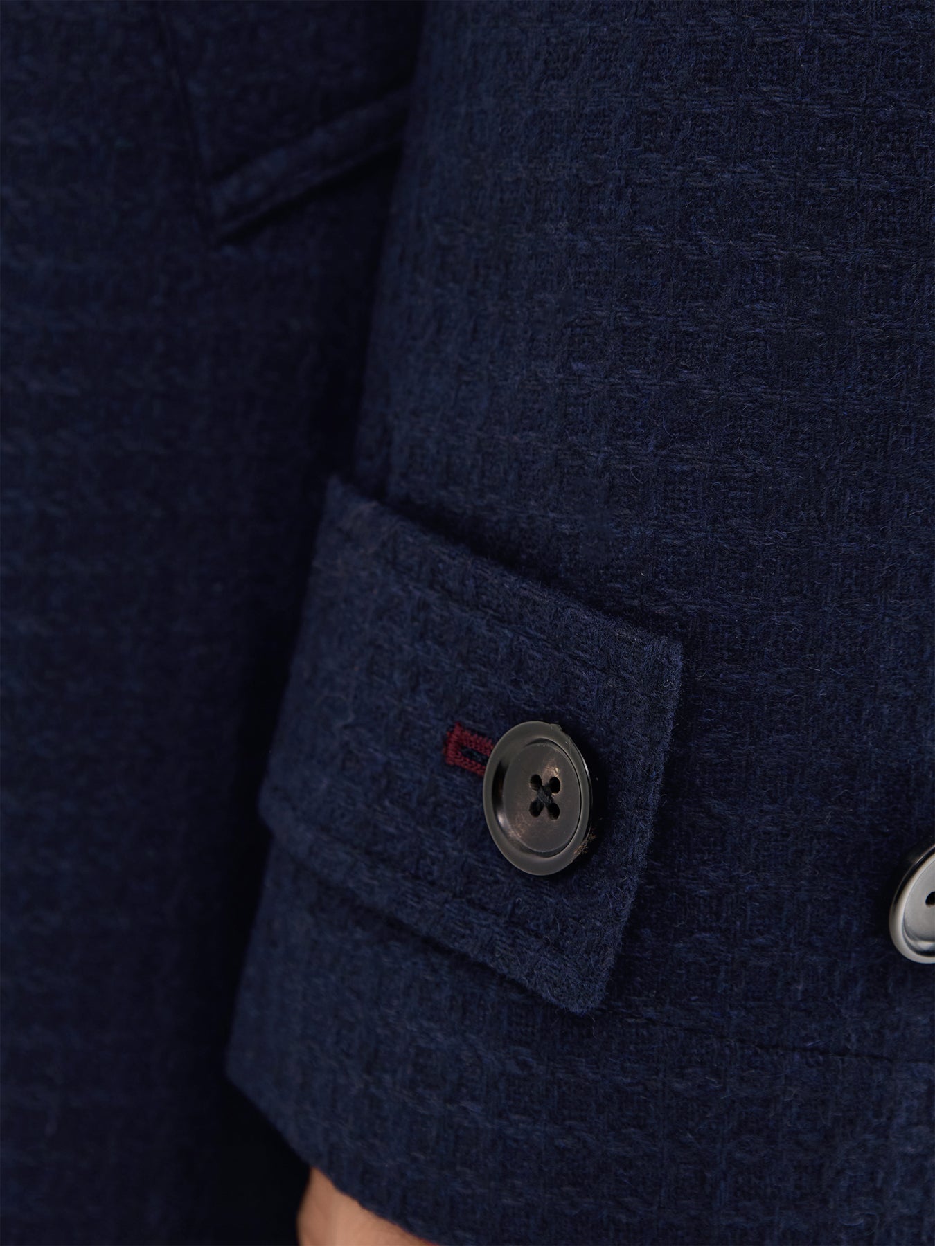 Woolen Coat Dark Navy