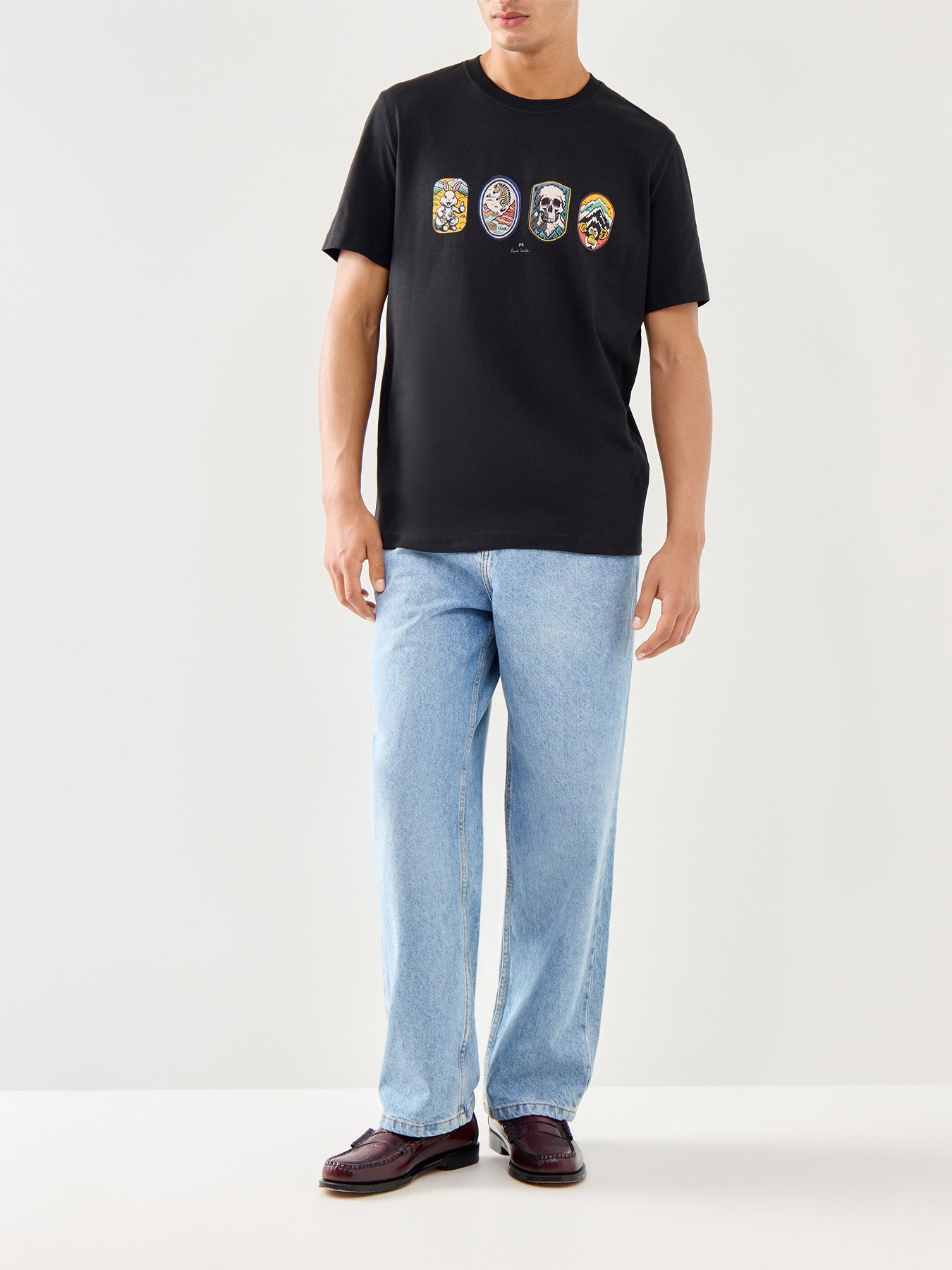 Badges Short Sleeves Tee Black