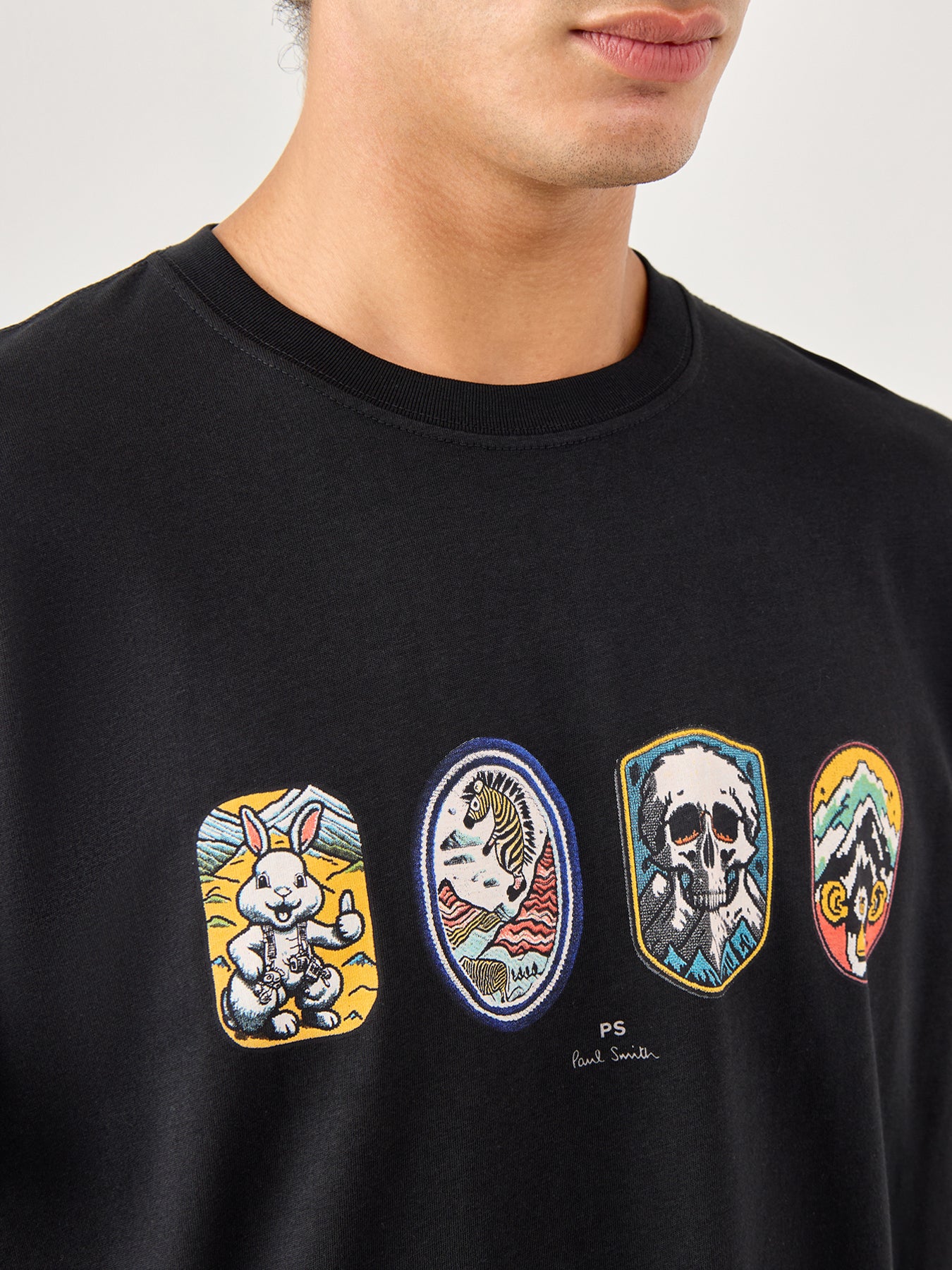 Badges Short Sleeves Tee Black