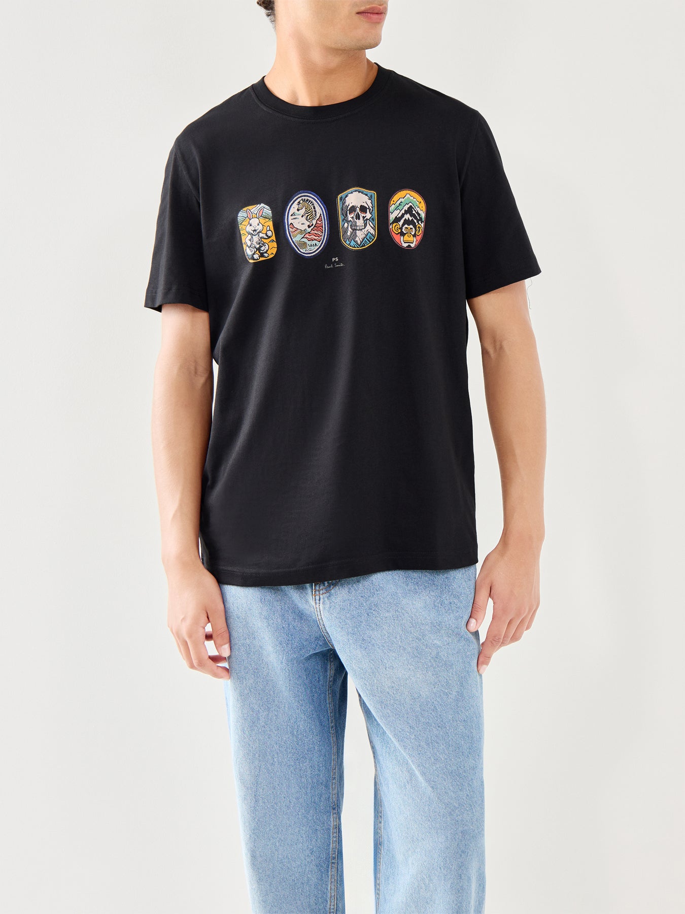 Badges Short Sleeves Tee Black