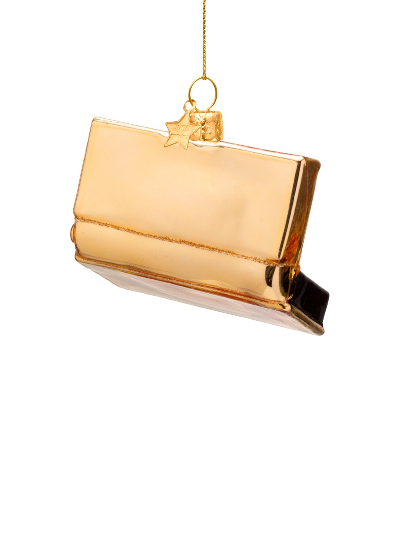 Black Eyelashes Glass Christmas Hanging Decoration