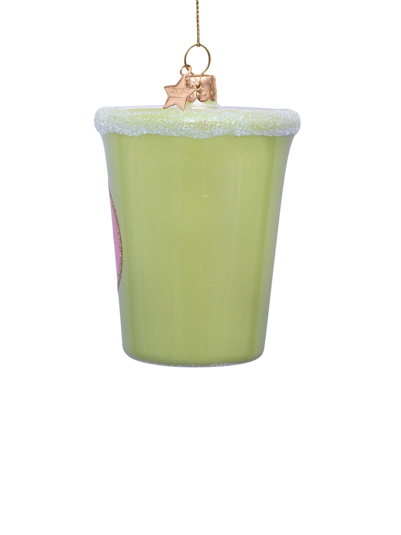 Matcha Tea Latte Green Christmas Hanging Decoration