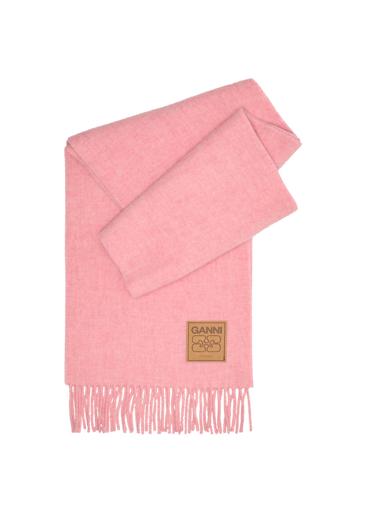 Double Face Wool Scarf Mauve Morn