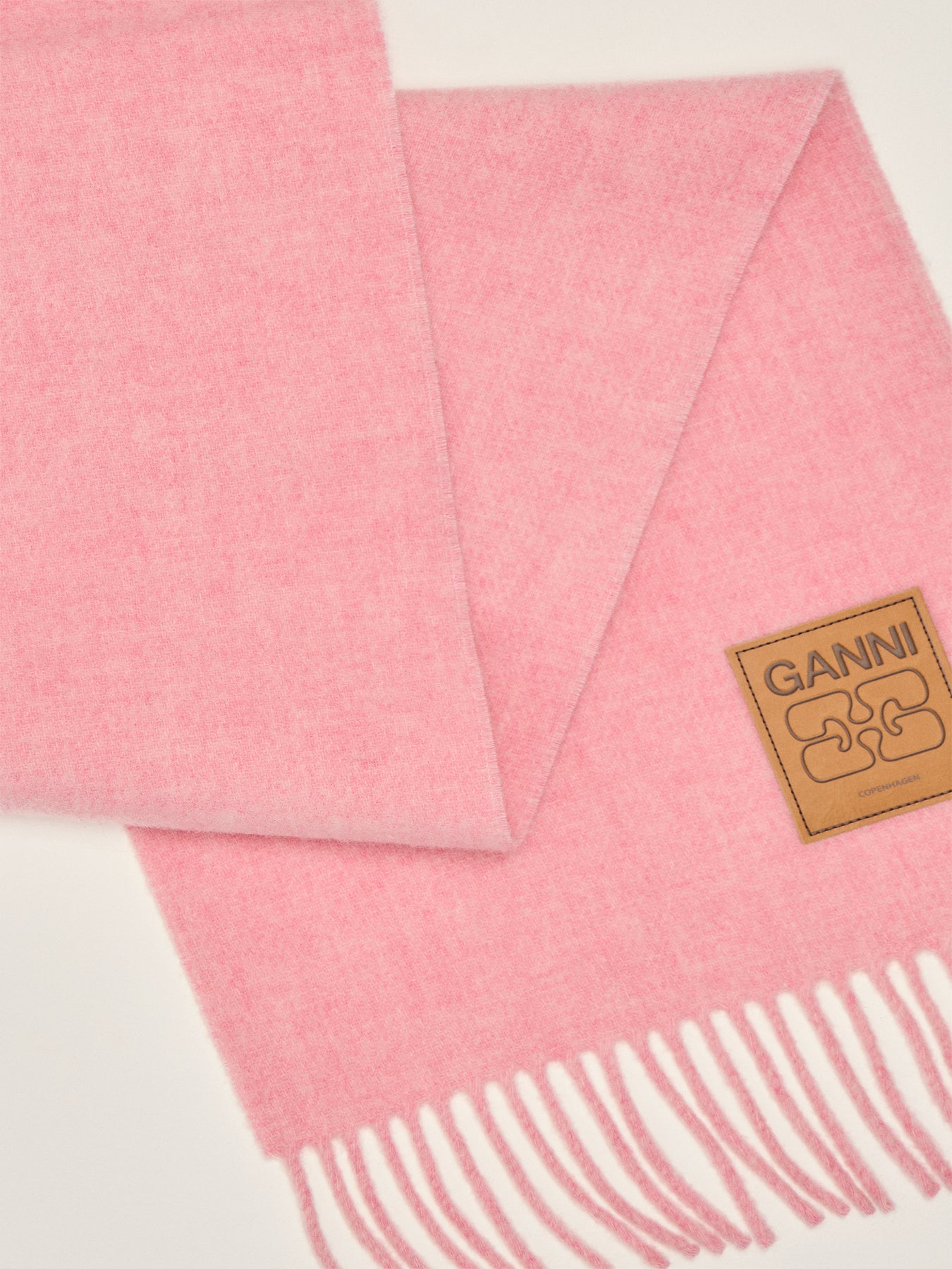 Double Face Wool Scarf Mauve Morn