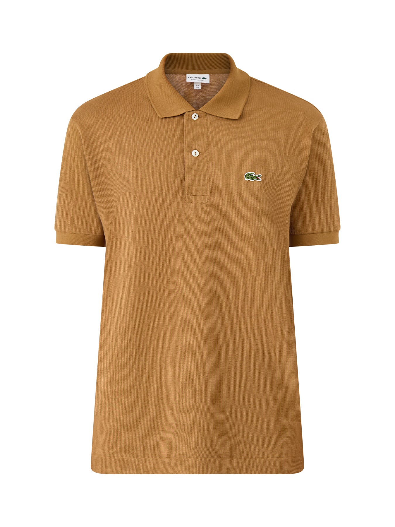 Classic Short Sleeves Cotton Polo Brown
