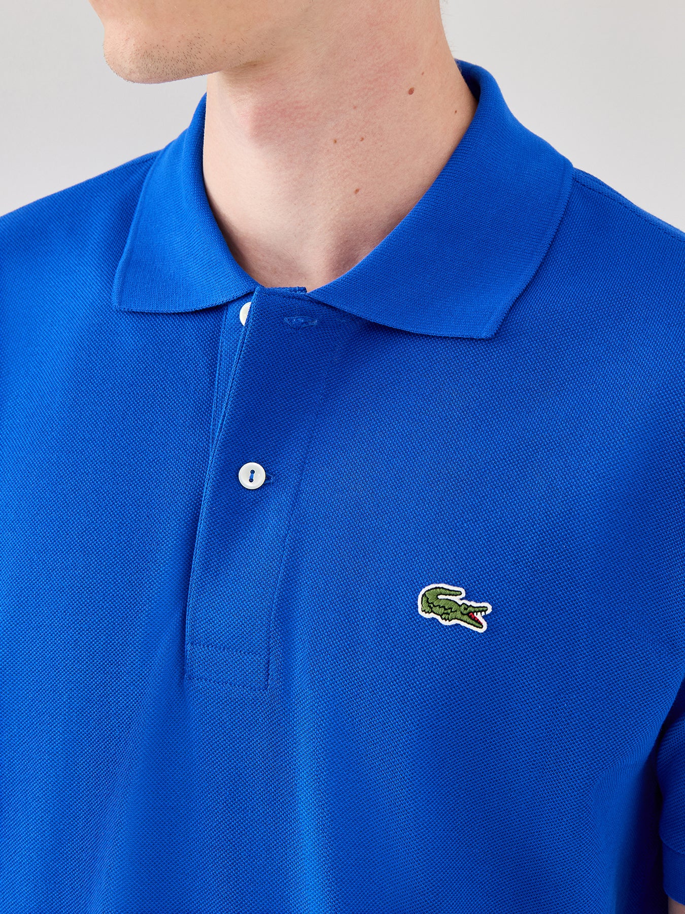 Classic Cotton Short Sleeves Polo Shirt Blue