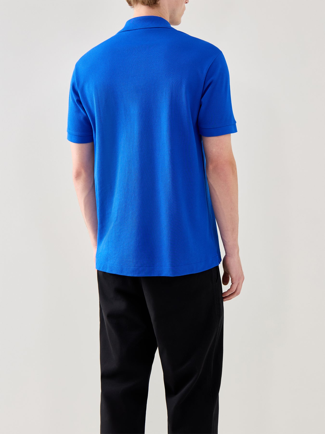 Classic Cotton Short Sleeves Polo Shirt Blue