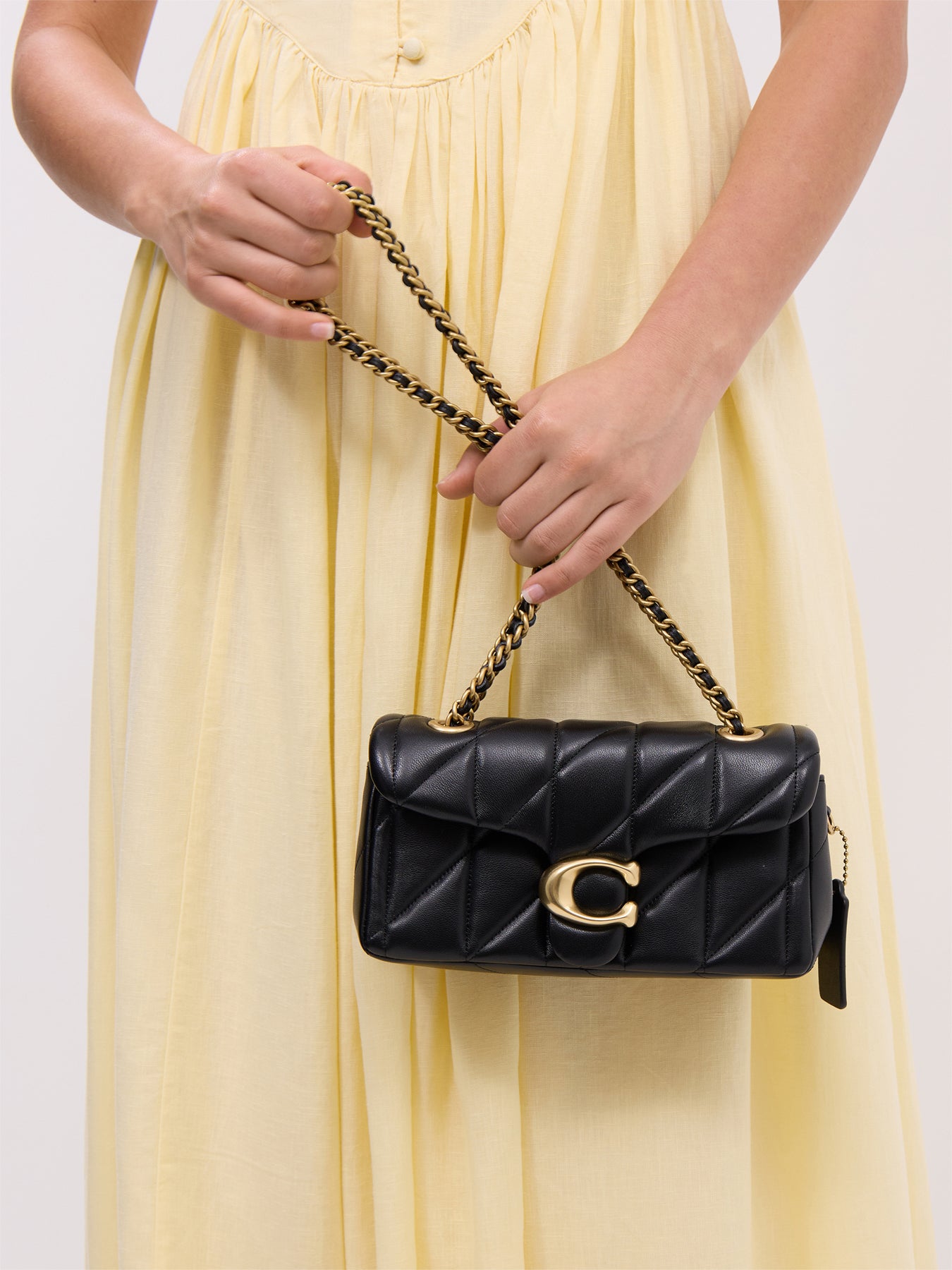 Quilted Tabby Shoulder Bag 20 with Chain