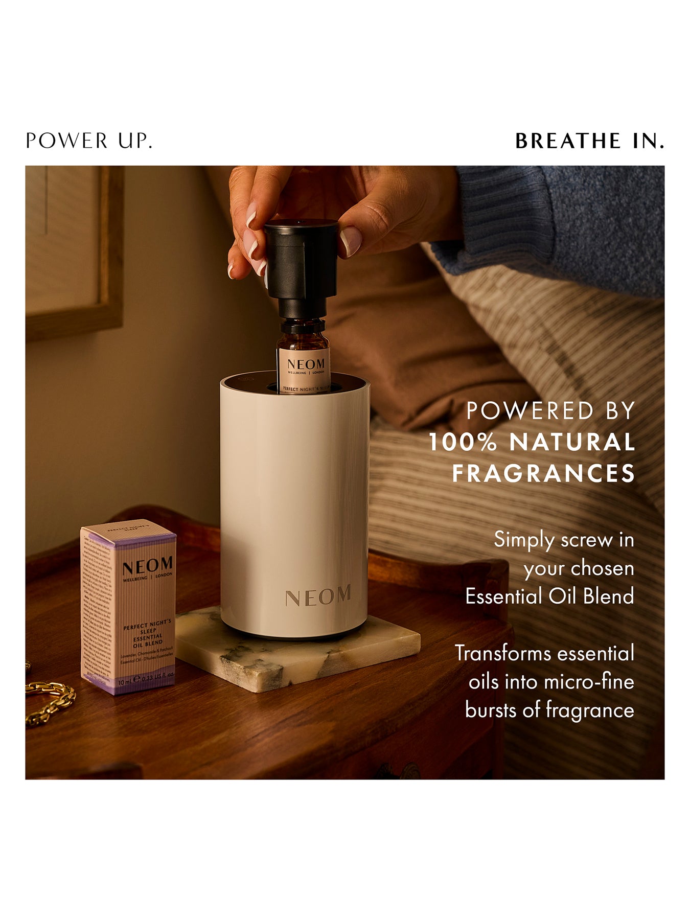 Wellbeing Pod Mini Essential Oil Diffuser White