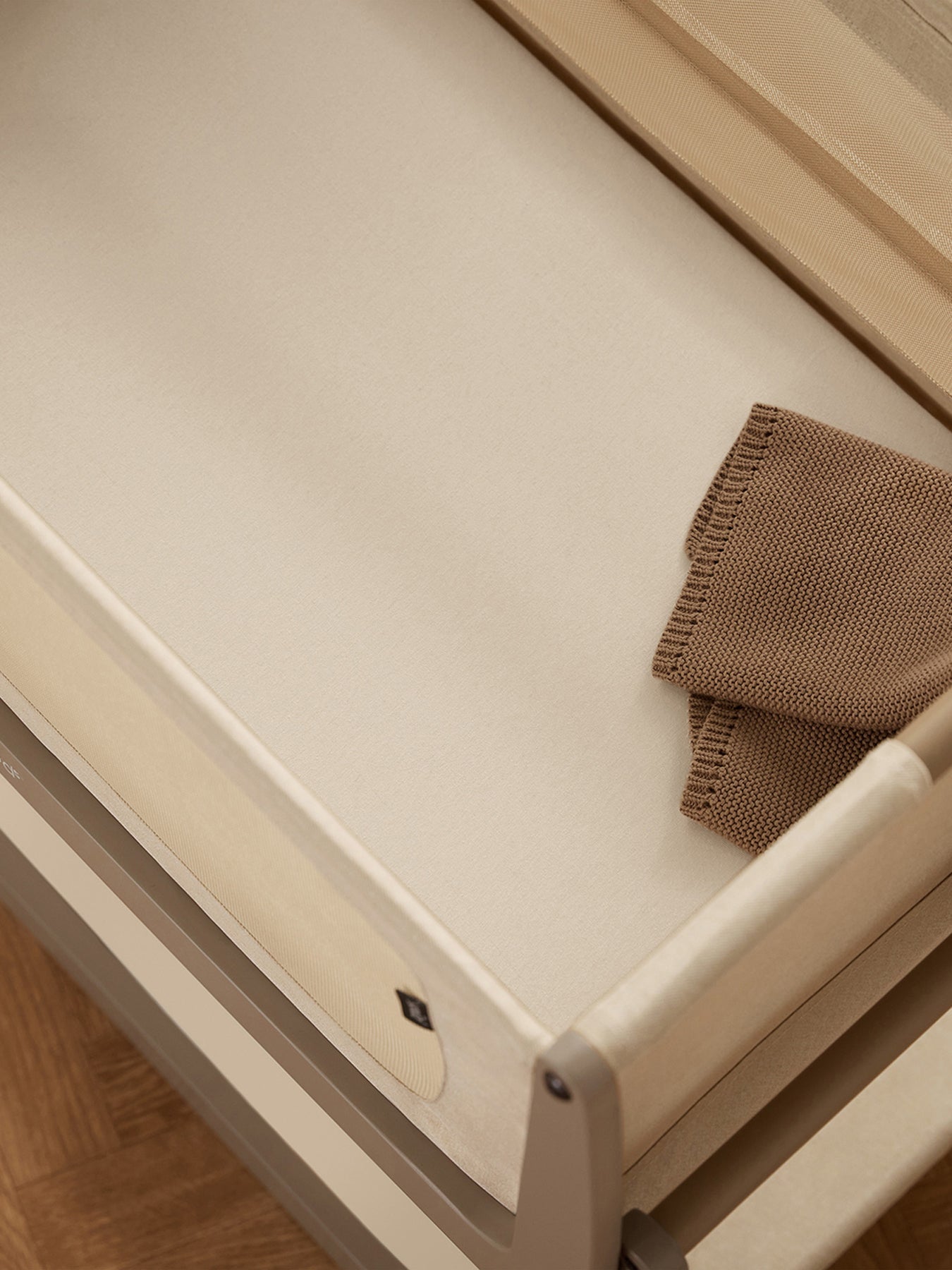 Brown Cotton 2 Pack Crib Fitted Sheets